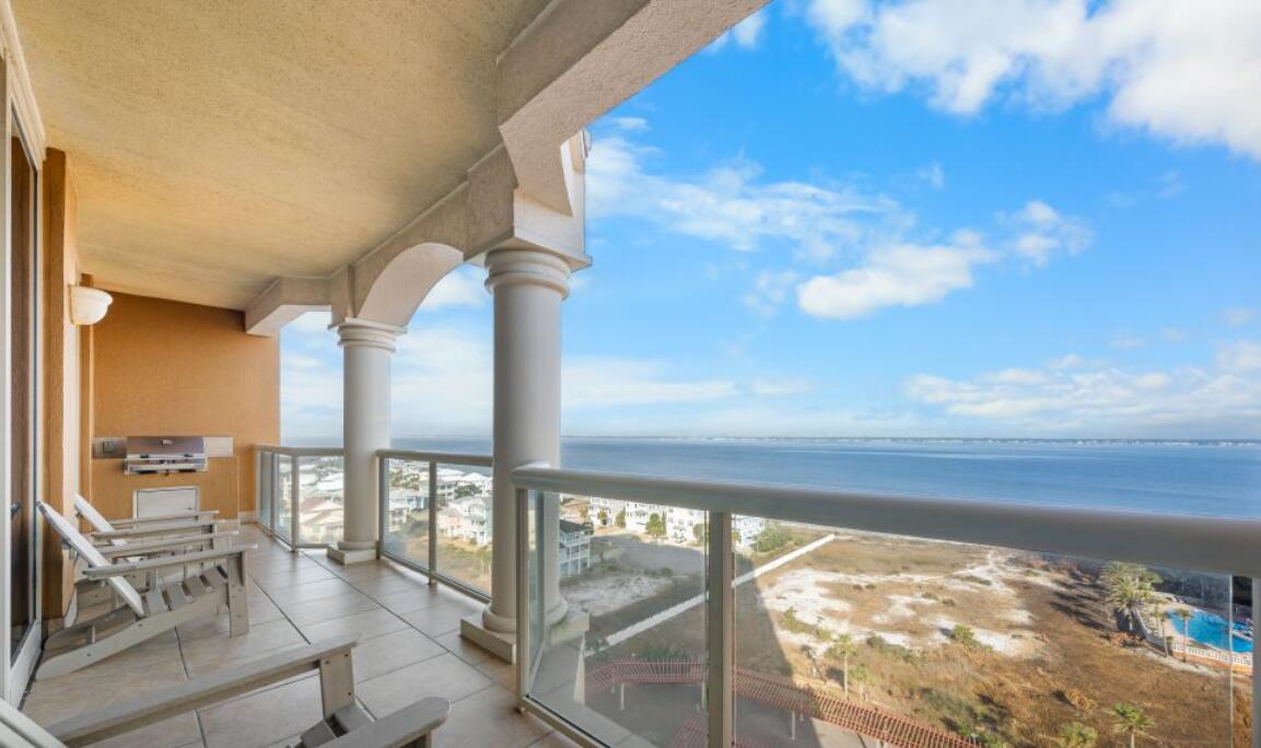 Views that stop you in your tracks. Blues that belong on a postcard. Residence 1106 at Portofino Tower 5 delivers the kind of coastal living people dream about, with panoramic water views, a generous balcony made for morning coffee, sunset toasts, and endless sea breezes, and interiors that feel straight from the pages of a design magazine. This turnkey 2-bedroom, 2.5-bath residence features chic modern finishes, private en-suite bedrooms, and a serene primary suite with a spa-inspired bath and soaking tub. Located within one of Southern Living Magazine's ''10 Best Family-Friendly Beach Hotels in Florida,'' owners enjoy an exceptional collection of resort amenities including Spa Portofino, private pools, fitness center, five clay tennis courts, on-site dining, and exclusive deeded beach access on both the Gulf and Sound sides. Miles of uncrowded sugar-white sand beaches await, with owner beach service, chairs, and umbrellas provided for effortless days by the water. Come for the views. Stay for the lifestyle.