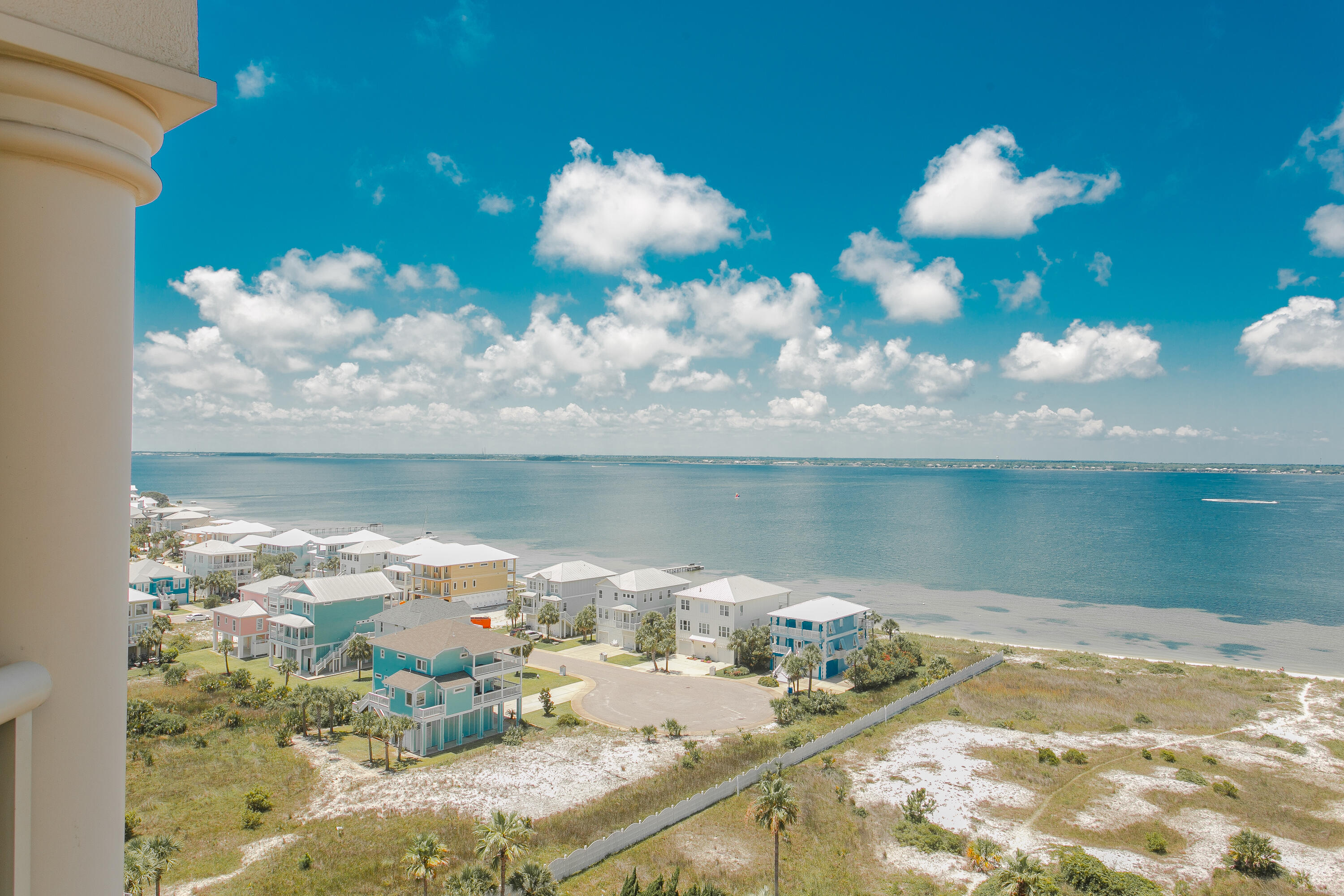 Views that stop you in your tracks. Blues that belong on a postcard. Residence 1106 at Portofino Tower 5 delivers the kind of coastal living people dream about, with panoramic water views, a generous balcony made for morning coffee, sunset toasts, and endless sea breezes, and interiors that feel straight from the pages of a design magazine. This turnkey 2-bedroom, 2.5-bath residence features chic modern finishes, private en-suite bedrooms, and a serene primary suite with a spa-inspired bath and soaking tub. Located within one of Southern Living Magazine's ''10 Best Family-Friendly Beach Hotels in Florida,'' owners enjoy an exceptional collection of resort amenities including Spa Portofino, private pools, fitness center, five clay tennis courts, on-site dining, and exclusive deeded beach access on both the Gulf and Sound sides. Miles of uncrowded sugar-white sand beaches await, with owner beach service, chairs, and umbrellas provided for effortless days by the water. Come for the views. Stay for the lifestyle.