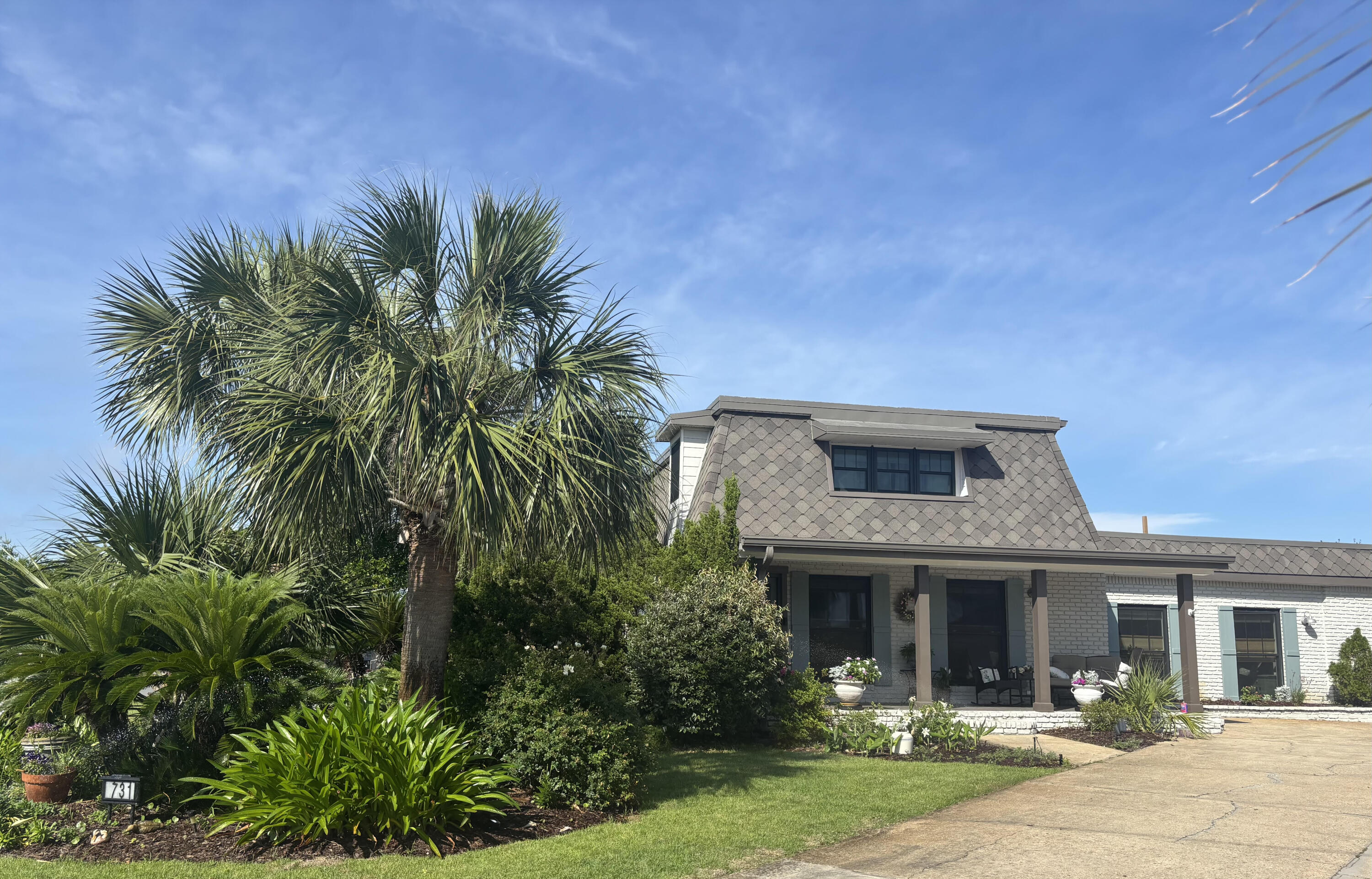 PRIVATE ISLAND RETREAT with  42' L-SHAPED POOL / QUIET SINGLE-FAMILY NEIGHBORHOOD / RV PAD with UTILITIES. This is a rare completely renovated  Okaloosa Island home that offers the perfect blend of coastal lifestyle, privacy, and everyday comfort - just steps from the Gulf of America and directly across from the Santa Rosa Sound.

Situated on a large corner lot in a wonderful single-family neighborhood with no short-term rentals.  Enjoy coastal living plus the shade of mature trees- inviting outdoor entertaining spaces and one of the most unique backyard settings on the island.

The home welcomes you with abundant natural light, distinctive open -concept layout designed for both entertaining and relaxed island living.  Recently updated, this home is better than new!
* New flooring
* New impact rated windows
* New roof
* New Trex staircase + rooftop deck
* Upgraded kitchen w Silestone
* New bathrooms
* New AC /heat pump units x2
* New tankless water system
* New horizontal privacy fening
* New Zoysia lawn
* all walls and ceilings level 5 skimcoat
* Spiral staircase
* screened porch
* Inviting front porch
* Large workshop w AC
* Large RV pad w utilities
This is more than a home, it's where memories are made...morning beach walks, afternoons by the pool, sunsets from the deck. A place for friends, family and fun!