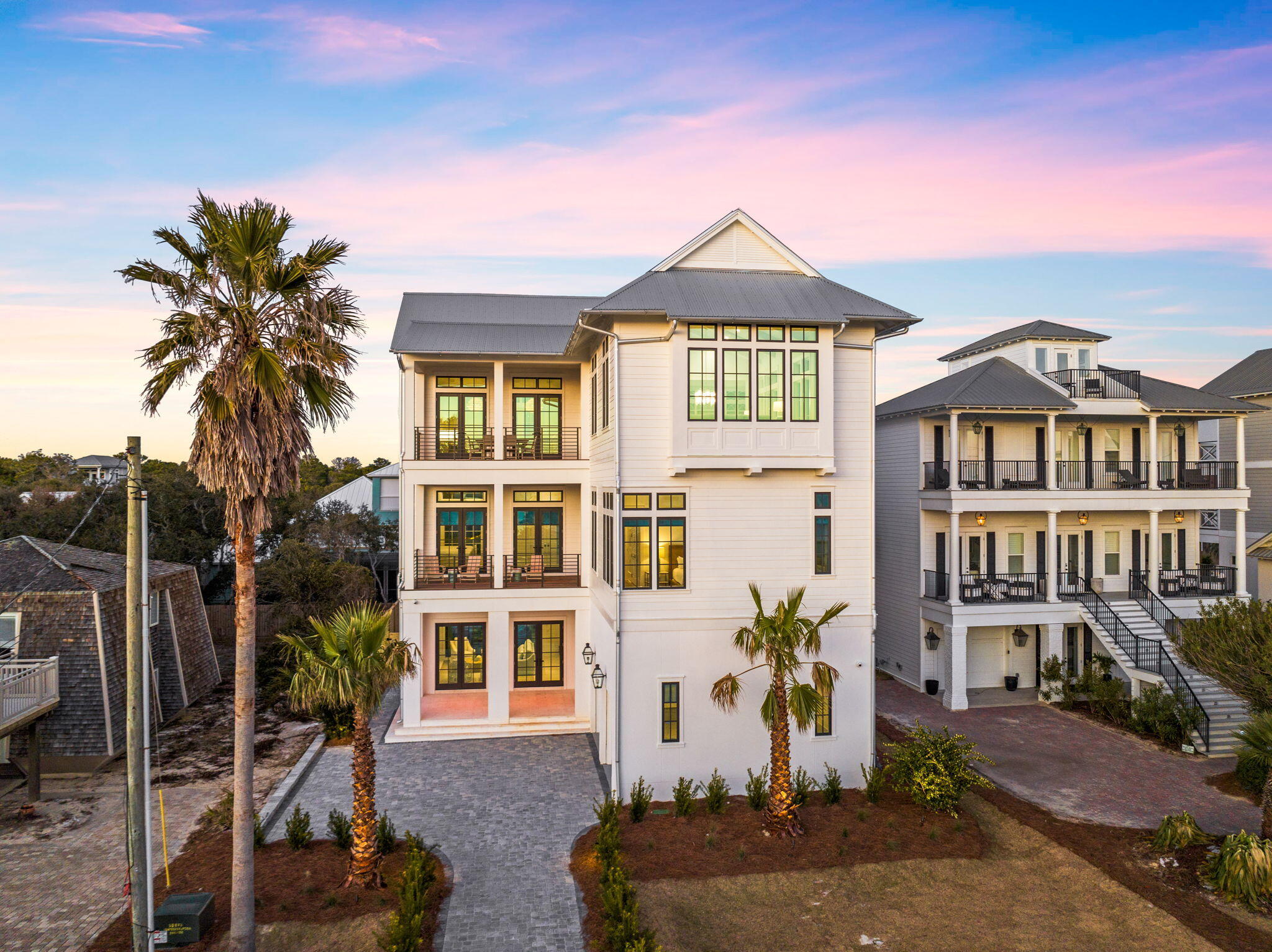 Welcome to 8103 E County Hwy. Luxury is at the forefront of this brand new home that has been expertly crafted to capture breathtaking coastal views and is conveniently located just steps from 30A's iconic sugar white sands. Sprawling design means ample space for family and friends to relax and take a break from the noise. The elegant coastal design comes together with an in-depth approach to real life making this spec feel like home. The ease of transition from beach to indoor is a delightfully simple task that will draw you in. With 7 bedrooms, 7 bathrooms and 4 powder rooms, there is plenty of room to entertain guests all week long. The great room on the 3rd floor is expansive including large windows that bathe you in crisp natural light.