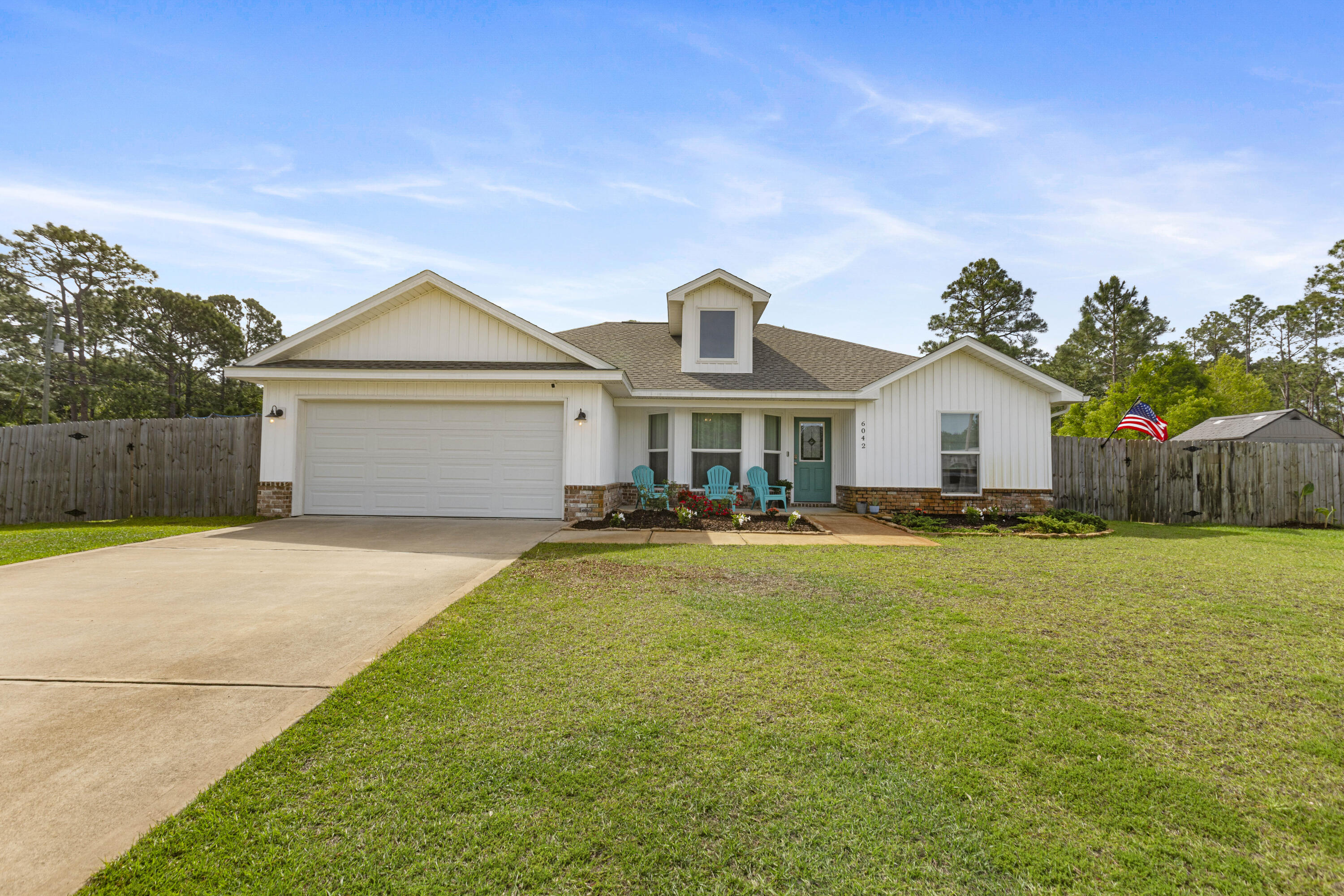 3-bedroom, 2-bath home zoned for the new Soundside High School! Upgraded quartz countertops and LVP flooring. No carpet.

This home sits conveniently between Hurlburt Field Air Force Base and Pensacola, with Navarre and Pensacola beaches just a short drive away. 

Outside, the spacious yard is perfect for gatherings, play, or quiet relaxation. With room for RV parking and two sheds for additional storage, the property provides flexibility to suit a variety of needs.

2022 roof. 2022 water heater. 2022 HVAC- serviced twice per year. Transferable Sentricon.

Also available for rent. $2600 per month.