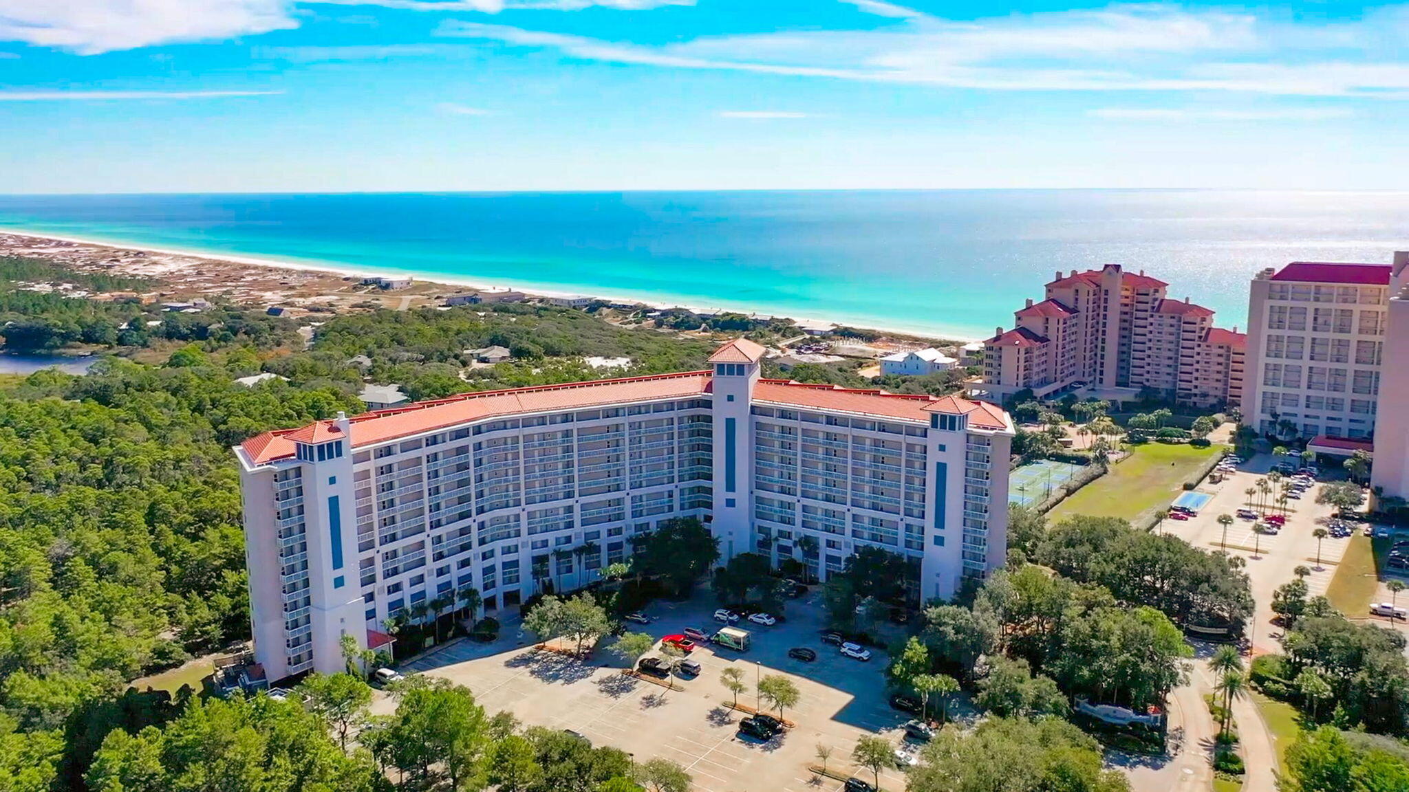 This lovely condo is your ticket to the fabulous beach lifestyle.  Remodeled with a chic interior and ready to make vacation memories with the family, and you can also cash in $$$$ on rentals. Located at the Tops'l  Beach and Racquet Resort with many fun restaurants and attractions in the area. Some of the great amenities include deeded beach access, pools, tennis, fitness center, and on-site restaurant.  Large balcony for enjoying the fresh air and serene view.  Spacious and well maintained this condo has great flow , all it needs is you. HVAC approx 4 years old, HWH approx 6 years old