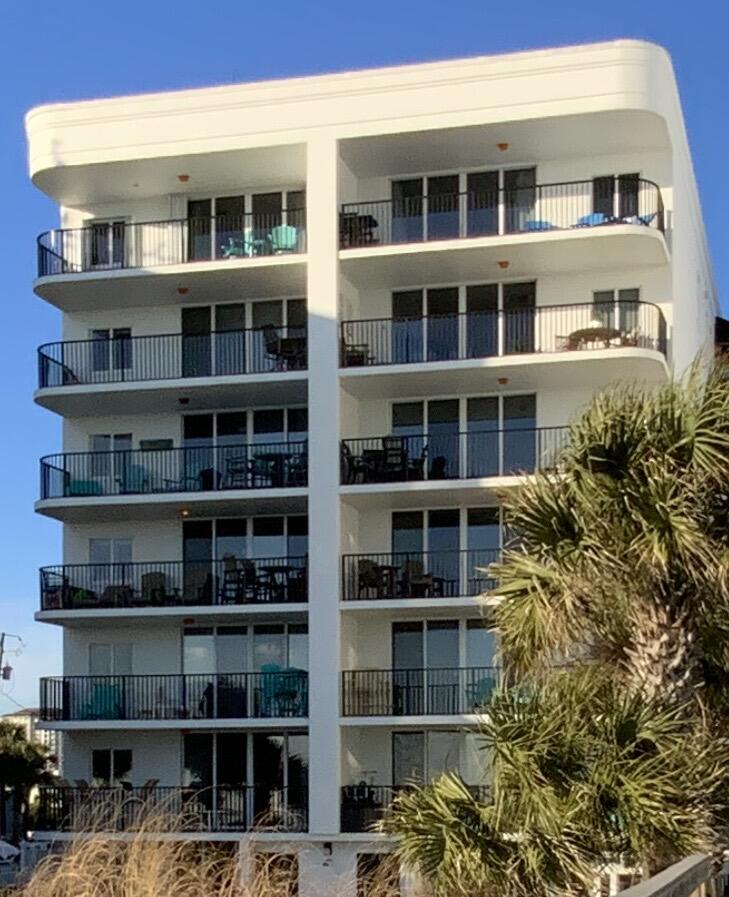 This gorgeous 5th-floor unit has views of the Gulf and the Intracoastal Waterway.  The open floor plan, including the dining space, kitchen, and living room, flows seamlessly onto the oversized balcony.  There are two spacious bedrooms and two full baths.  The master bedroom has its own private balcony with views of the Gulf.  This is a private and gated complex with deeded access to the Gulf of America.  With only 20 units total, you will have your own slice of paradise.