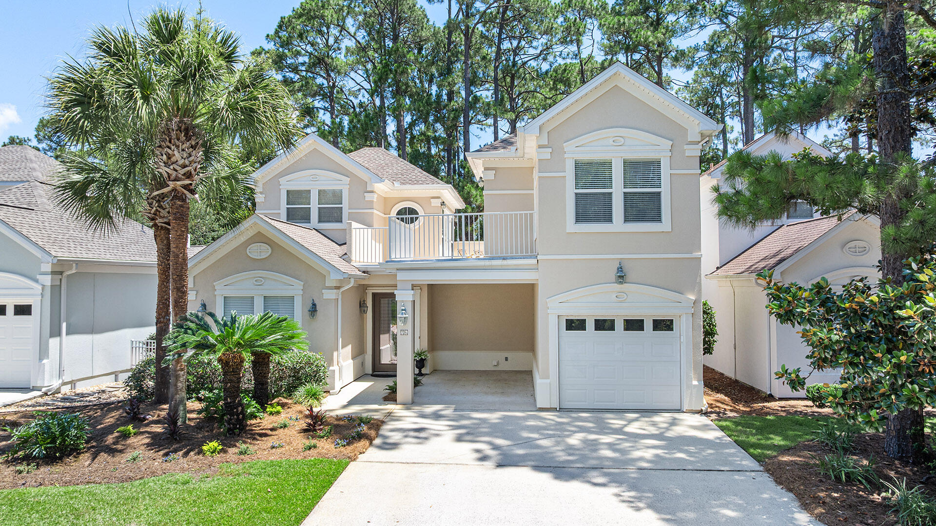Coastal charm meets modern luxury in this exceptional 4bd, 4ba, home on Santa Rosa Golf Course. Moments away from the beach, 30a restaurants and shopping, plus move in ready! Every aspect of this property has been thoughtfully designed to provide an unparalleled living experience. The open floor plan & inviting outdoor patios create a warm and welcoming atmosphere for friends & family. The recently renovated first-floor master suite is spacious and private with large walk-in closet and an opulent en-suite bath. The first-floor guest room (also recently renovated) would be a perfect office or study. The casita (Apt. above garage) is ideal for guests who like a little more privacy with its own balcony. Home has only been occupied for a couple of weeks a year. Renovations complete in May include: first floor new flooring, total master bath and guest bath reno, new fireplace surround and Kitchen update. This one won't last long! Make an appointment to view today.