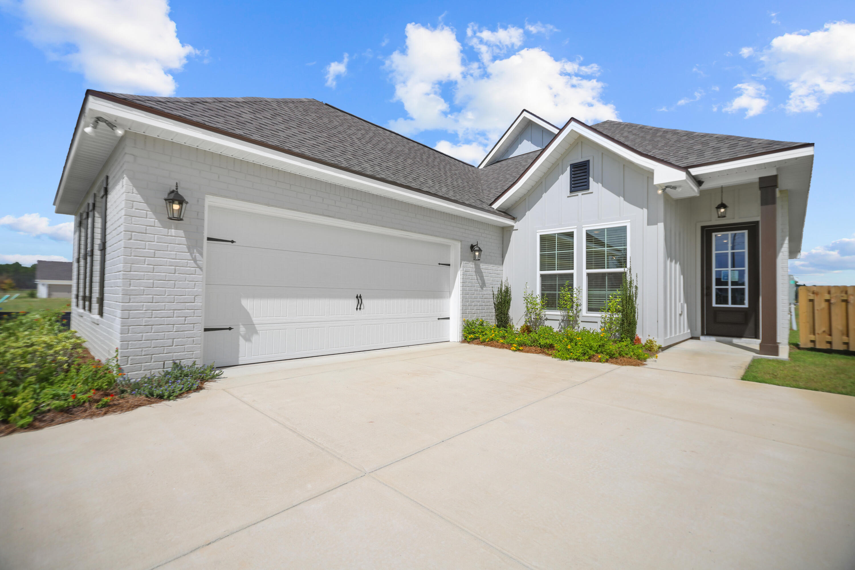 The AUBRY III H in Natureview community offers a 4BR/2BA, open design. Upgrades added (list attached). Special Features: double vanity, garden tub, separate custom tiled shower, and walk-in closet in master bath, tray ceiling in master bed, double vanity in 2nd bath, walk-in pantry, covered porch, side entry garage, undermount sinks, custom kitchen backsplash, LED lighting, crown molding, ceiling fans in living and master, smart connect WIFI thermostat, framed mirrors in all baths, landscaping, architectural 30-year shingles, flood lights, and more! Energy Efficient Features: water heater, electric kitchen appliance package, vinyl low E windows, and more! Energy Star Partner.