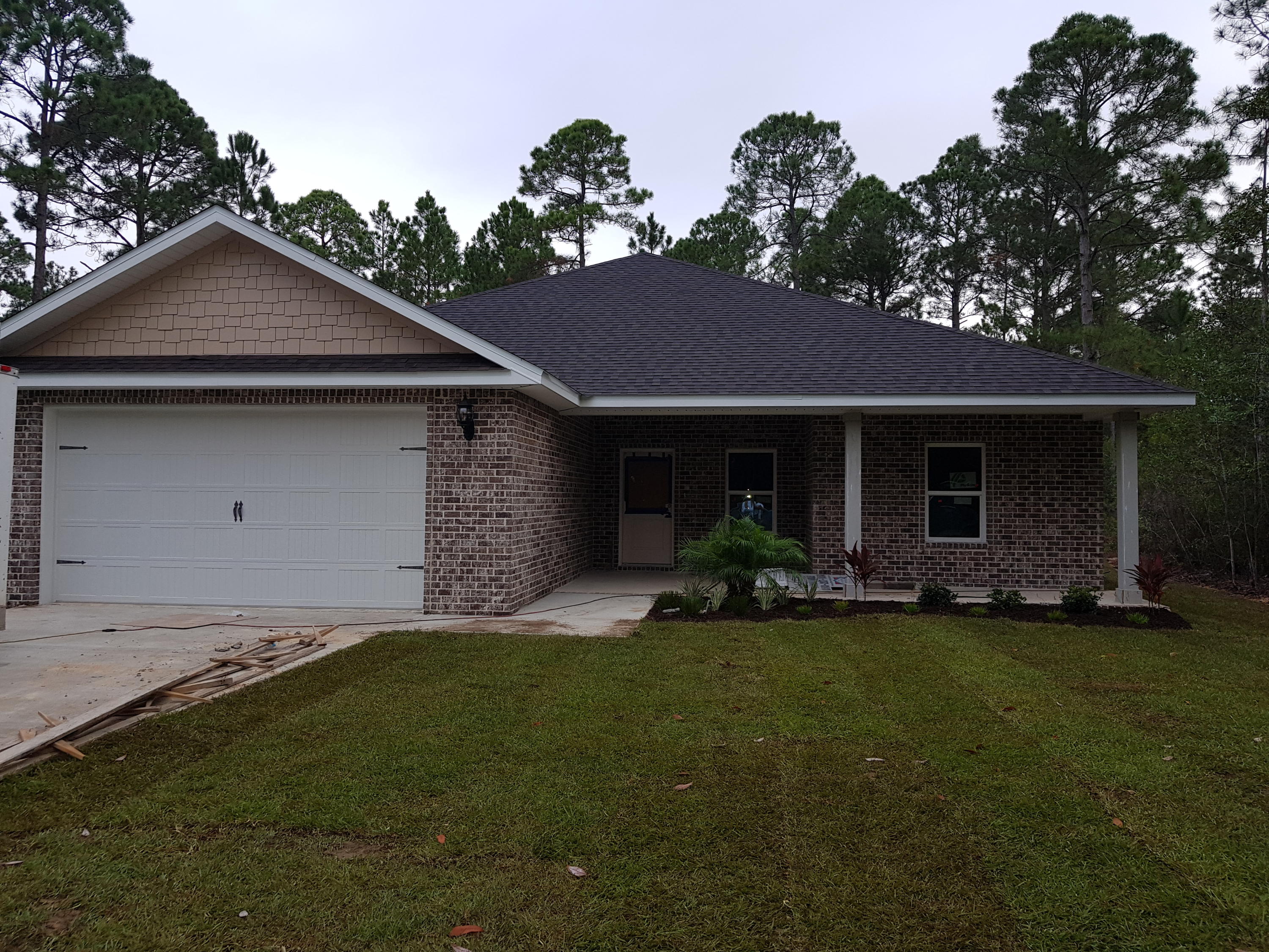 Close to military base and beaches! This beautiful new home has 4 bedrooms and 2 baths. Large kitchen with soft-closed cabinets. There is a separate shower and garden tub in master, walk-in closet, sprinklers. Plank tile flooring in the main living areas, and the color palette for this home is gray.
Holley by the Sea Rec Center offers a fitness center, 2 pools, tennis and basketball courts, as well as water access to the Santa Rosa Sound. Updated pictures will be posted once construction is complete which will be early December