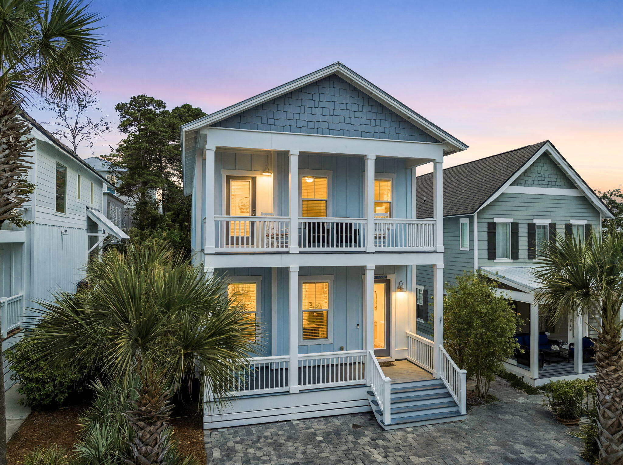 Discover the perfect blend of coastal charm and exceptional investment potential at 21 Magical Place, ideally situated in the Serenity at Dune Allen community on the west end of Scenic Highway 30A. This beautifully furnished 3-bedroom, 3-bath retreat offers an unbeatable location just moments from the sugar-white sands of the Gulf.

Positioned just behind the iconic Stinky's Fish Camp and only a 1/4 mile from the Dune Allen public beach access, owners and guests can enjoy effortless days at the beach followed by evenings filled with fresh seafood and the laid-back atmosphere that makes 30A so special. The community pool is conveniently located just steps away, creating the perfect setting for families and vacationers.

Inside, the open-concept floor plan is designed for entertaining, featuring high ceilings, abundant natural light, ceramic tile flooring on the main level, hardwood floors upstairs, and a spacious living area that flows seamlessly into the kitchen complete with granite countertops and stainless steel appliances. The first-floor primary suite provides a private retreat with a beautifully tiled walk-in shower featuring rainfall and dual shower heads, while the upstairs bonus living area offers additional space for games, movie nights, and gathering with family and friends.

Two guest bedrooms and a second-story porch provide comfortable accommodations and the perfect place to enjoy morning coffee and coastal breezes. Outside, a private backyard deck and outdoor shower make rinsing off after a day at the beach effortless.

Sold fully furnished and rental-ready, 21 Magical Place presents a rare opportunity to own a slice of 30A paradise with strong short-term rental potential, incredible proximity to the beach, and easy access to local favorites including Gulf Place Town Center, shopping, dining, and entertainment. Experience the relaxed coastal lifestyle that makes Dune Allen one of 30A's most beloved communities.