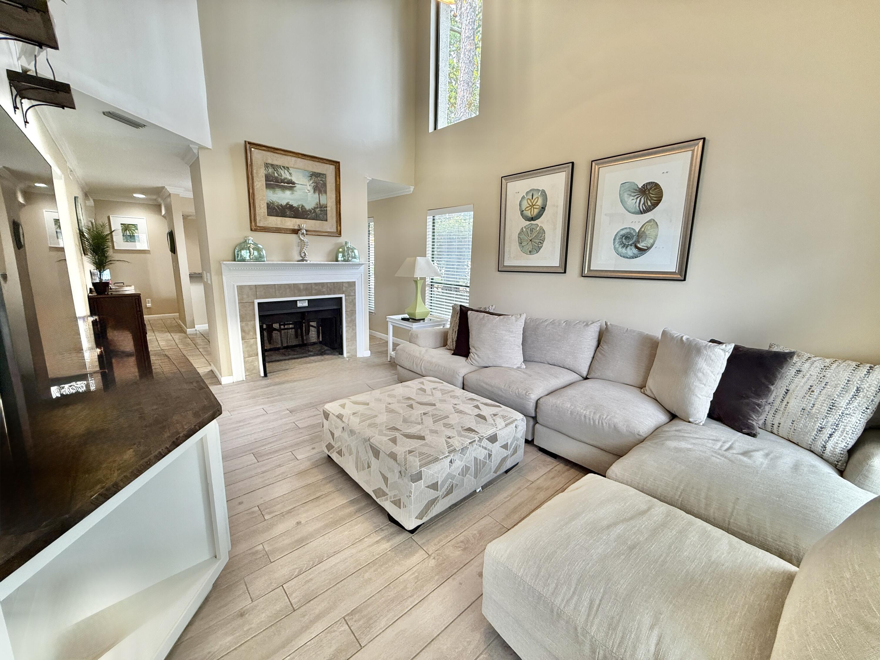 You'll Love this 2 Bed + Den Townhome at Tops'l Tennis Village! Easy access, END unit with rare Extra Parking! All Tile, Beachy decor, neutral colors, high ceilings. Granite countertops in kitchen and baths.  Back door opens to courts 11 & 12. Fully Furnished and rental ready! Tops'l Resort Amenities include Full state of the Art Gym, Yoga classes, indoor/outdoor pool, Steam and Sauna, Tram Service, on site restaurants and not to mention private access to our legendary white sand beaches and turquoise waters and beach service! Outlet Mall, Restaurants, Theater and all of Destin and 30A Fun close by! Can be a great full time, part time and/or vacation rental unit! Just bring your beach towel and toothbrush! 
Projected income $26-36k 
Home Warranty!!