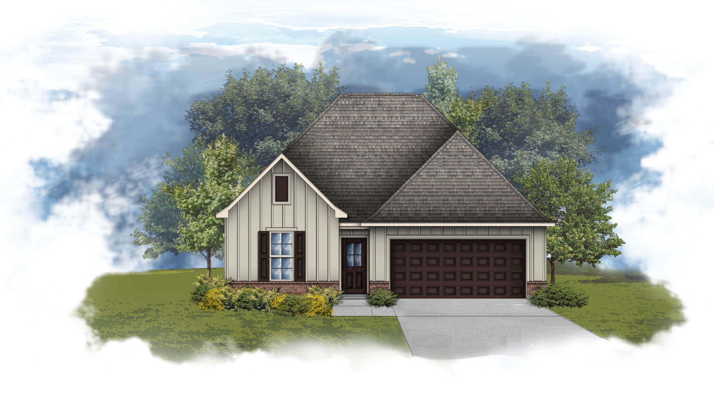 The FALKNER III H in Natureview community offers a 4BR/3BA, open design. Upgrades added (list attached). Special Features: double vanity, garden tub, separate custom tiled shower, and walk-in closet in master bathroom, double vanity in 2nd bathroom, ensuite bathroom in bedroom 4, kitchen island, walk-in pantry, covered porches, undermount sinks, custom kitchen backsplash, cabinet hardware, LED lighting, crown molding, ceiling fan in living room and master bedroom, smart connect WIFI thermostat, framed mirrors in all bathrooms, landscaping, architectural 30-year shingles, flood lights, and more! Energy Efficient Features: water heater, kitchen appliance package, vinyl low E windows, and more! Energy Star Partner.