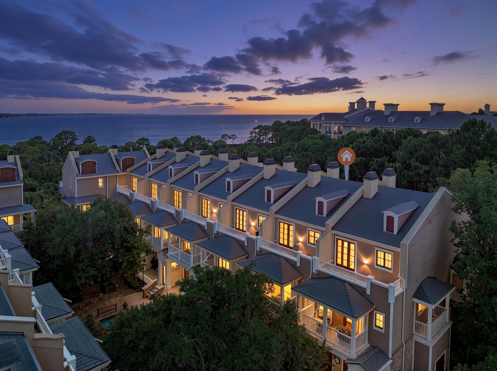 Why choose between New Orleans charm and the Emerald Coast lifestyle... when you can have both?
Nestled inside the exclusive gated community of Le Jardin, this beautifully furnished three-story townhome offers a lifestyle that's hard to find and even harder to leave. Inspired by the French Quarter, Le Jardin features cobblestone streets, charming courtyards, fountains, and lush gardens, all overlooking Choctawhatchee Bay and just steps from the vibrant Village of Baytown Wharf. Search on YouTube ''Le Jardin 164 at Sandestin Golf & Beach Resort'' for video tour.
From the moment you walk through the door, you'll appreciate the craftsmanship and elegance. Soaring 13-foot ceilings on the main level, 10-foot ceilings upstairs, 8-foot solid wood doors, custom molding, and timeless architectural details create a home that feels both luxurious and inviting. The open-concept living area is perfect for entertaining family and friends after a day at the beach.
The third-floor primary suite is a true retreat, complete with its own private balcony where you can enjoy beautiful views of Choctawhatchee Bay, sip your morning coffee, or unwind with a glass of wine as the sun sets over the water.

Whether you're searching for a primary residence, a second home, or an investment property, this one checks every box. Short-term rentals are allowed, with a projected GRI of over $60,000+ annually, allowing you to enjoy the home while generating impressive rental income. The location is what truly sets this property apart. Walk to waterfront restaurants, boutique shopping live music, seasonal festivals, nightlife, and family entertainment without ever getting in your car. End your evenings watching fireworks over the village or strolling through the charming streets that make Baytown Wharf one of the Emerald Coast's most sought-after destinations.
Ownership also includes access to the incredible amenities of Sandestin Golf and Beach Resort, including championship golf courses, tennis and pickleball courts, resort-style pools, a full-service marina, fitness center, spa, miles of walking and biking trails, a complimentary tram, and private beach access to the sugar-white sands of the Gulf of Mexico.

Properties in Le Jardin rarely become available because they offer something very few communities can: a walkable resort lifestyle, luxury architecture, strong rental potential, and one of the best locations on the Emerald Coast.
If you've been waiting for a property that truly offers it all, this is one you need to experience in person. Schedule your private showing today.
