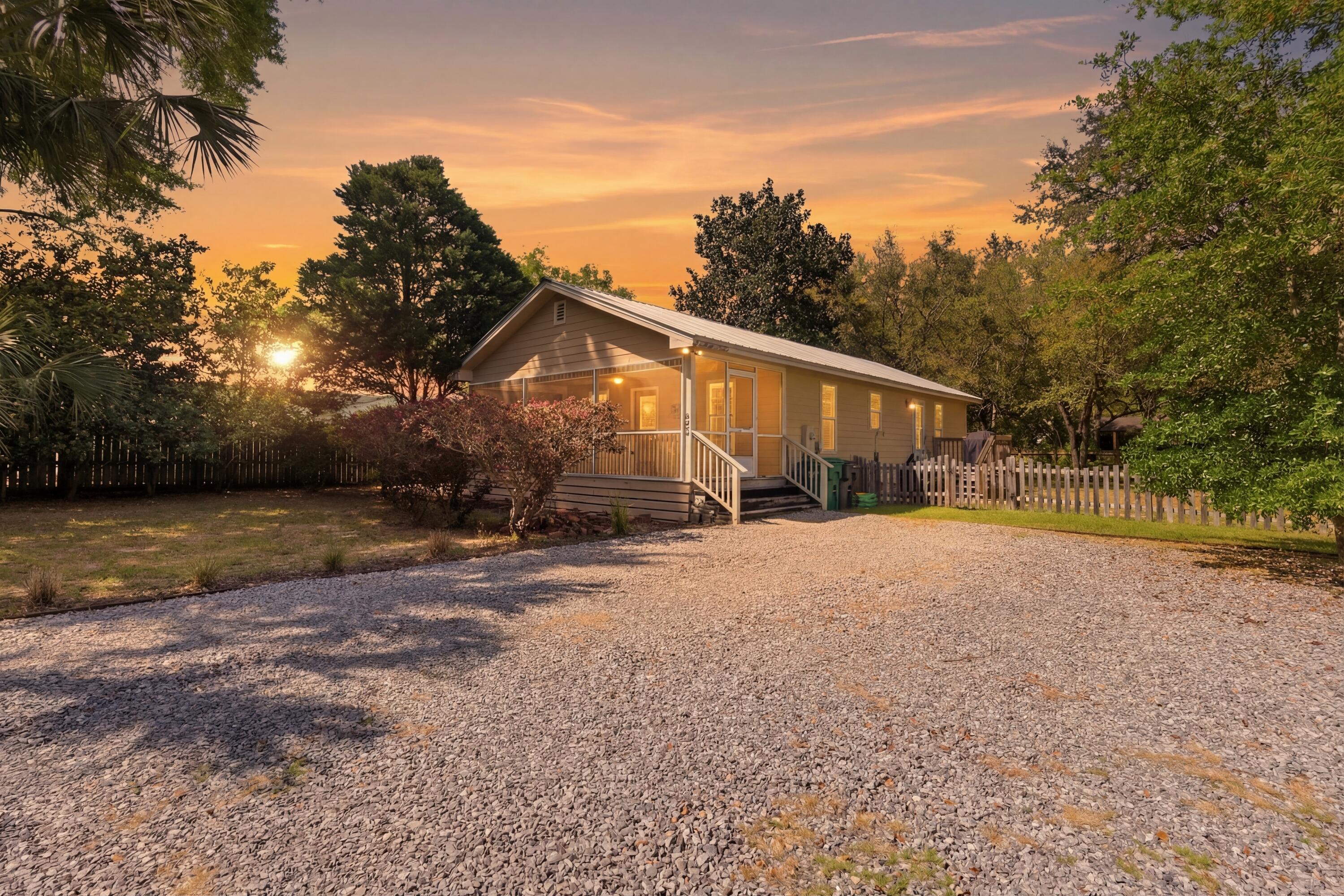 Located in one of the most desirable Point Washington neighborhoods with no HOA, this property offers privacy, flexibility, and strong value-add potential. Situated on a fenced 0.26-acre lot in Flood Zone X, the home features a peaceful, woodsy setting and is within walking distance to the bay, with a direct route to Grayton Beach and 30A fun.

Approximately $40,000 in recent updates include new windows, updated electrical panel, spray foam insulation, new water heater, AC ductwork, and a screened-in porch--reducing near-term capital expenses. Originally a 2-bedroom, now a spacious 1-bedroom, with the ability to easily convert back or expand, creating additional upside. Motivated sellers--ideal for a primary home, second home, or short or long term investment near the beach and the bay.