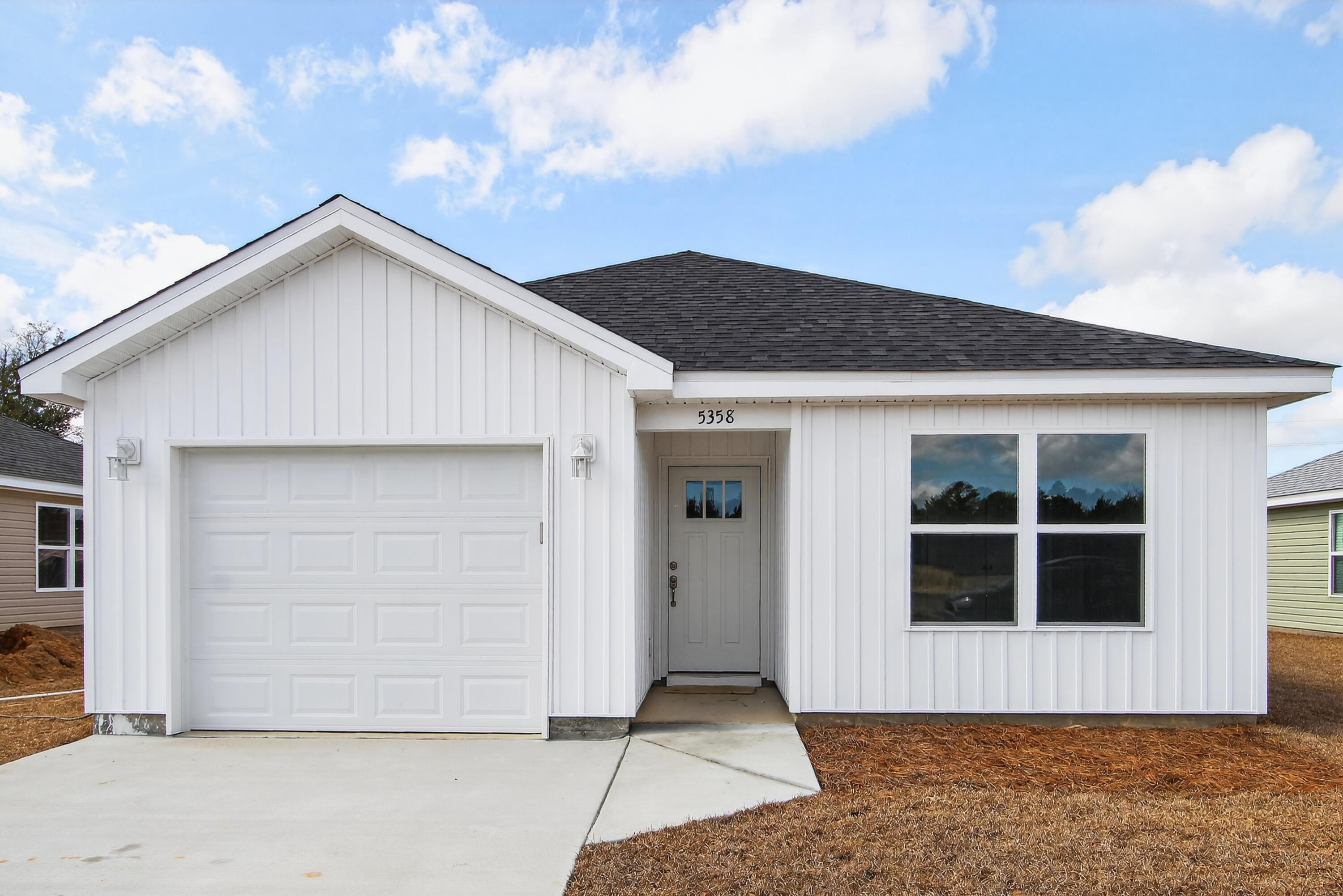 Seller is offering $3,000 in buyer incentives. Holley Grove Subdivision where modern comfort meets suburban charm. This beautifully designed home features 2 bedrooms and 2 bathrooms and offers a perfect blend of style, functionality, and everyday comfort. From the moment you step inside, you'll appreciate the sleek luxury vinyl plank flooring that flows seamlessly throughout the entire home, creating a cohesive and low-maintenance living space. The heart of the home is the stunning kitchen, showcasing elegant quartz countertops, stainless steel appliances, and a spacious island complete with an under-mount sink ideal for both meal prep and casual gatherings. The open floor plan enhances the sense of space and creates an inviting atmosphere perfect for entertaining or enjoying relaxed day-to-day living. Abundant natural light fills the home, highlighting the thoughtful design and modern finishes throughout. Holley Grove residents enjoy the added benefit of fiber internet throughout the neighborhood, providing fast and reliable connectivity for work, streaming, or gaming. With no HOA, you'll also enjoy the freedom to truly make this home your own. Don't miss your chance to own this stunning property and experience the best of modern living in the heart of Holley Grove.