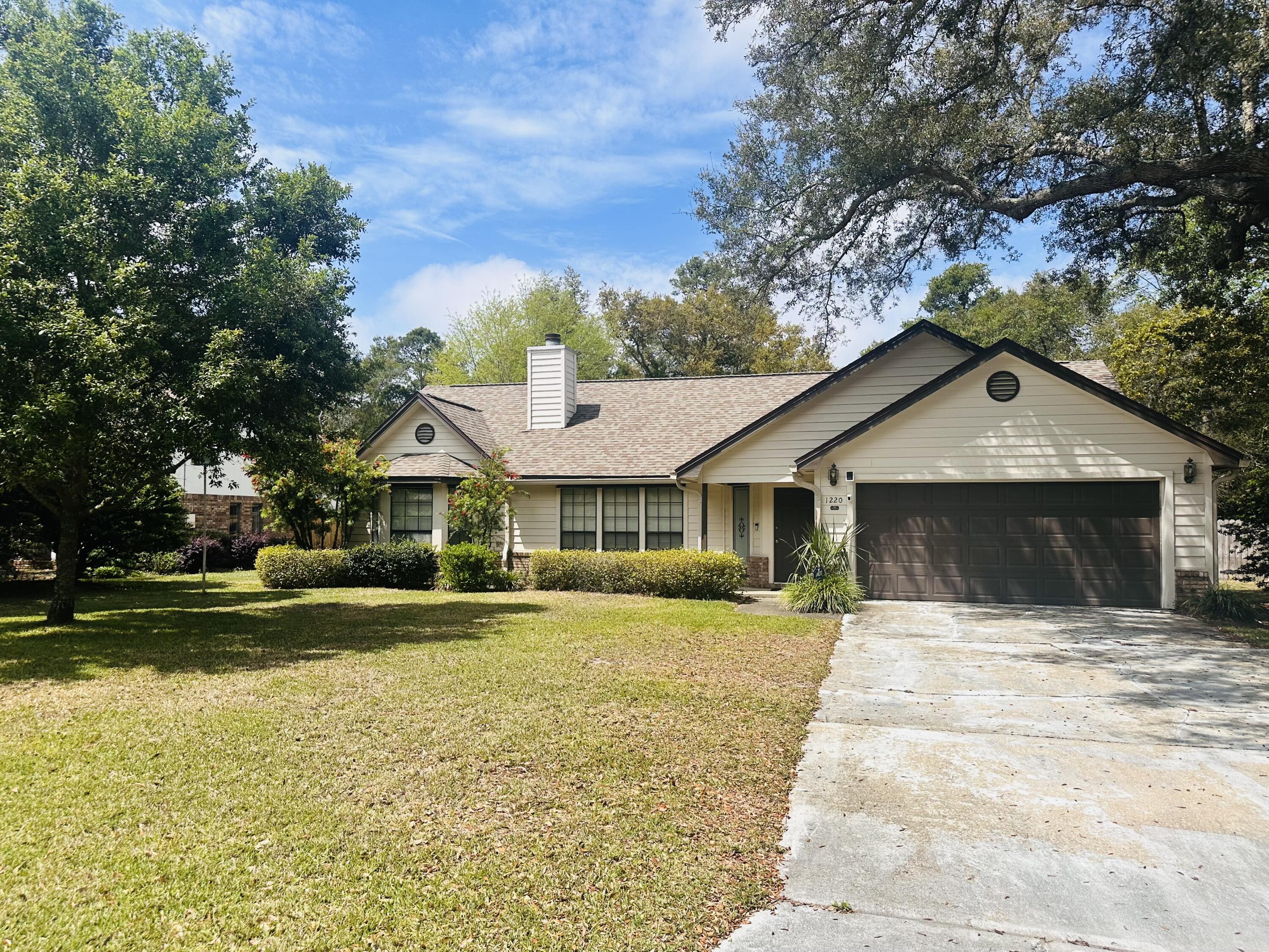 The Woodlands in Bluewater Bay is where you will find a lovely 3-bedroom 2-bathroom 1,900 sq. ft home with possible small office and 2 car garage.  This home features a large rectangular pool perfect for play or swimming laps.   After a workout jump straight into the attached jacuzzi.  All rooms are spacious. Master has a walk-in closet, double vanity, separate shower and tub. Guest bedrooms are on opposite side of the home and share a guest bath.    The owner moved laundry to the garage and used the room as a small office.  Features: Hot water heater (March 2026), whole house generator (2006), AC (2023), roof (2018), and hurricane shutters stored in the outside shed, included with the home.   Home is sold 'as is'   Home inspection report upon request   Home held in a Trust.