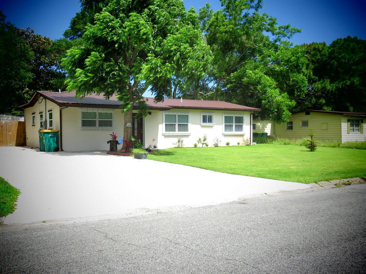 EFFECTIVE DATE BUILT IS 2018. TOTALLY RENOVATED WITH NEW EFFECTIVE DATE OF HOUSE TO 2018 PER PROPERTY APPRAISER SITE
Quartz thru out, Dining area off kitchen with french doors to the concrete patio and heated and cooled laundry. Split bedroom for privacy. Shower only in master that is a must see-tile. Built ins in the living room for storage and/or displaying your knick knacks. 2 storage buildings that stay, One has Electric and AC for Man Cave, She Shed, or Exercise Spot, or more. Use Your imagination.  Extra large back yard for whatever you wish it to be.  Extra large parking pads for your RV, Boat, or other toys.  Extra Large outdoor patio. 
Come take a look. 
All information is believed to be correct, but, should be verified.