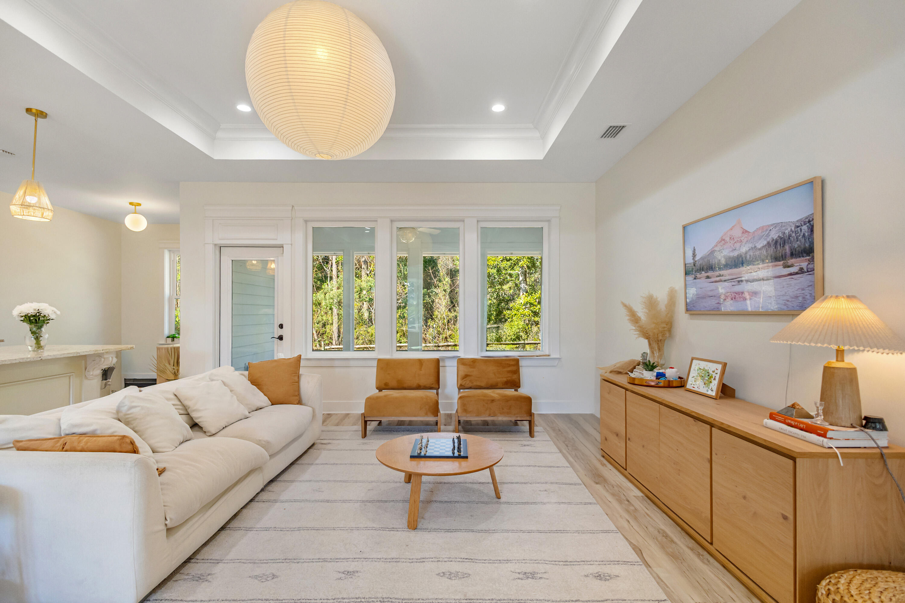 A rare find - privacy by the beach with no HOA, offered fully furnished and just a 5-minute walk to the beach. Inside, 10-foot ceilings create an open feel, along with a bright sunroom.

The spacious yard offers room to create your own outdoor space, including the option to add a pool. Two-thirds of the lots surrounding the home are designated as a retention area, providing added privacy and a natural buffer - something uncommon this close to the Gulf.

Ideal as a primary home, second home, or investment, this property is a unique opportunity near the beach.