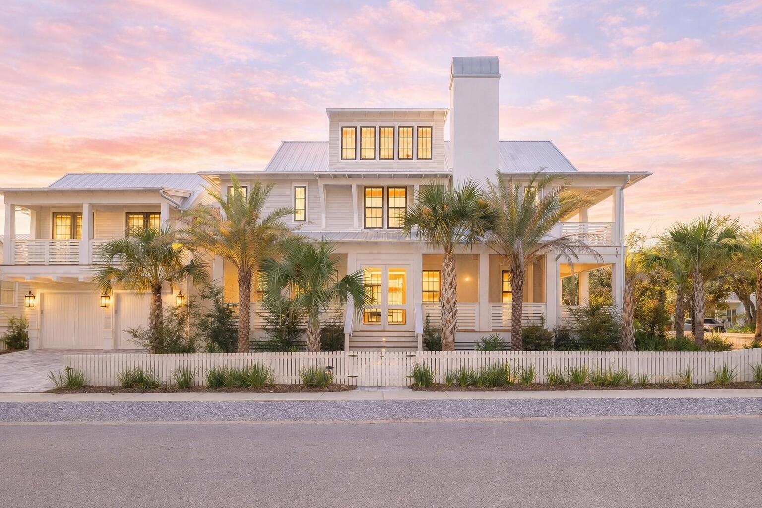 Exemplifying fine beach living, 101 Carillon Avenue is a newly-built, fully-furnished architectural masterpiece by renowned architect Geoff Chick. Positioned on a prominent corner lot in the gated community of Carillon Beach, this wonderful home can be a coastal escape for you and your family as well as a top-producing rental property with income projections at $236K and cash on cash return projections at over 4% per year. Every detail of this residence has been crafted to elevate beach living inside an exclusive seaside community. Situated near the Bellview Park with its pool and sport courts, and an easy walk to Beach Walkover #7 featuring its Gulf-front pool, this homesite provides exceptional proximity to the community's top amenities. A short walk leads to Carillon's charming town square with boutique shops and restaurants, while 24-hour gate security ensures privacy and peace of mind. The entire neighborhood is golf cart friendly, making it effortless to explore the community with comfort and ease. Carillon Beach residents enjoy an unparalleled coastal lifestyle with 3,900 feet of sugar-white sand beaches, 8 beach walkovers, three community pools, tennis and pickleball courts, basketball courts, multiple parks, miles of walking and biking trails, and access to both Lake Carillon and Coastal Dune Lake Powell, one of the world's rare coastal dune lakes. Perfectly located near 30Ayet removed from the crowds,Carillon Beach is often described as what the town of Seaside felt like 25 years ago: vibrant, charming, peaceful, and anchored by a true sense of community. 101 Carillon Avenue offers a rare opportunity to own a luxury turn-key home in one of the Emerald Coast's most sought-after gated enclaves. This is coastal living at its finest and effortlessly close to all the top dining, shopping and entertainment options along 30A.