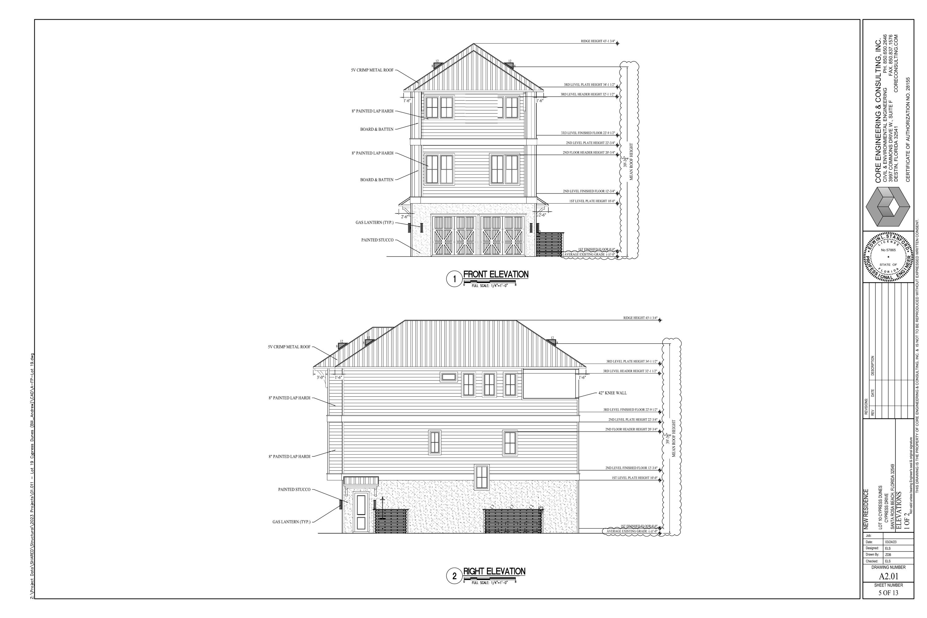 New construction home in the gated community of Cypress Dunes! This is the Leeward plan, which offers 3 stories, 4 bedrooms/4.5 baths, and a 2 car garage. Please request the full spec and features sheet for details, but just some of it's features will include 9 and 10 foot ceilings, solid core doors, elevator, fireplace, shaker style kitchen cabinets, quartz counters, impact rated doors and windows, and much more!  THIS IS A TO-BE-BUILT LISTING, CONSTRUCTION WILL BEGIN ONCE A SIMULTANEOUS CLOSING OCCURS ON THE LOT ($209,000) AND THE CONSTRUCTION CONTRACT ($1,385,000). CONSTRUCTION TIME IS APPROX. 13 to 15 MONTHS FROM THE TIME PERMITS COME IN. Cypress Dunes is a luxury resort community tucked away on Scenic Highway 30A. The 44-acre development is situated 25 feet above sea level and is in an ''X'' flood zone, so flood insurance is not required. Cypress Dunes is known for its landscaping of native plants, a 200 year old Cypress Head, a state-of-the-art fitness facility, an infinity edge pool with views of the Gulf of Mexico, a covered outdoor fireplace, owner's gathering room with commercial kitchen and more. The community is surrounded by Topsail Hill State Preserve. Topsail Hill State Park offers 3.2 miles of secluded white sandy beaches, kid activities, nature trails, camp sites and a tram to the beach. Other amenities in Cypress Dunes include a 2nd pool in Phase 2, boardwalks through the Cypress Pond, tennis courts, and a plush lawn area for recreational use! With a total of 207 home sites, this gated community has the classic Florida Cottage design consistent throughout this unique subdivision. Conveniently located at the West end of 30A, just one block from a award winning Elementary school, minutes from shopping, entertainment, dining and more. The well known Sandestin Golf & Beach Resort is just 5 minutes away with award wining championship golf courses, 15 world class tennis courts, 113-slip marina, water sports and the famous Baytowne Wharf! Grand Boulevard has a movie theatre, Publix grocery, Sacred Heart Hospital, name brand shopping and restaurants like Flemings Steak House, Vintij Wine Bar, Tommy Bahamas, and more. Buyer to please verify all information contained herein including square footage, room dimensions, lot dimensions, and all else.