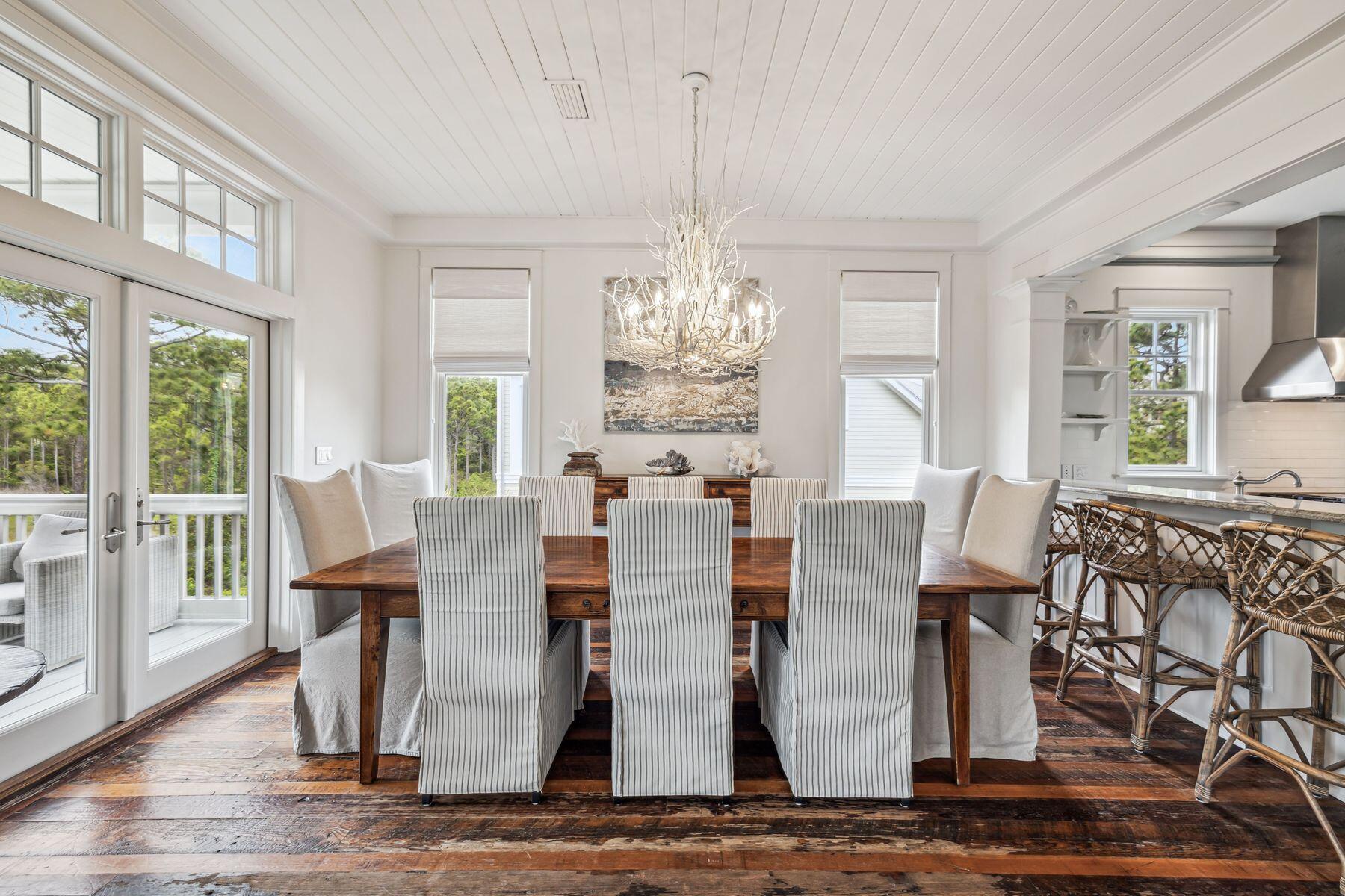 $400k PRICE IMPROVEMENT AND ONE OF ONLY TWO HOMES AVAILABLE SOUTH OF 30A IN WATERCOLOR: Positioned along WaterColor's exclusive Park Row and bordering the serenity of Grayton Beach State Park, this gulf-front home delivers the rare combination of privacy, space and immediate access to the best of 30A. With sweeping views of both the gulf and Western Lake, this six-bedroom retreat is just steps from the Beach Club, Fish Out of Water and Town Center - yet tucked away enough to offer the quietude expected from a high-end coastal escape. Designed with both elegance and ease in mind, the home unfolds across three thoughtfully planned levels. The open-concept main living area on the second floor features soaring ceilings, a custom Tabby fireplace and an expansive porch perfectly positioned to catch the gulf breeze and glowing sunsets.

A chef's kitchen with Sub-Zero and Wolf appliances, premium finishes and seating for eleven offers the perfect backdrop for entertaining family or unwinding after a day on the sand.

Two luxurious primary suites, one on the second floor and a more expansive one on the third, each feature private porches, spa-inspired baths and direct gulf views. Four additional guest rooms provide ample space for large families or groups, with flexible sleeping arrangements, including bunks, twins and trundles. Additionally, the home  includes a sand room for rinsing off after the beach and a two-car garage. 

Outdoor living is equally considered, with large porches, gulf-facing balconies and a peaceful setting that backs up to preserved green space. Whether you're enjoying a sunset cocktail, walking to the Wine Bar or starting your day with a paddle on Western Lake, the home invites you to experience WaterColor at its most effortless and elevated.

With access to world-class amenities - from the gulf-front pools of the Beach Club to Camp WaterColor, the BoatHouse, tennis center and miles of nature trailsthis Park Row address is more than a beach house. It's a front-row seat to the very best of coastal life.