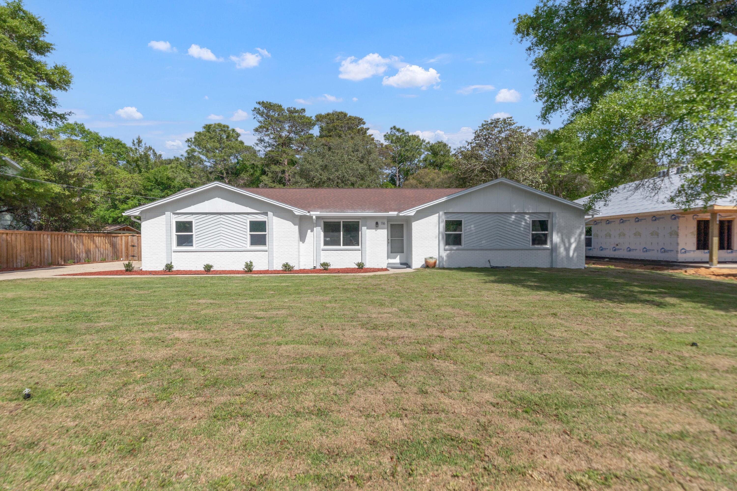 Welcome to 116 Pamela Ann Drive in Fort Walton Beach, Florida -- a beautifully remodeled home offering over 1,800 square feet of thoughtfully updated living space. This 3-bedroom, 2-bathroom property combines modern upgrades with plenty of room to spread out, all situated on an oversized lot of more than half an acre.Inside, you'll find stylish new flooring, updated finishes, and a fresh, move-in-ready feel throughout. The spacious layout provides comfortable living and entertaining areas, while the remodeled interior blends functionality with contemporary design.Major improvements include impact-rated windows for added durability and peace of mind, along with extensive updates that make this home truly stand out. Outside, the expansive lot offers endless possibilities for outdoor living, recreation, gardening, storage, or future enhancements.Conveniently located in Fort Walton Beach with easy access to shopping, dining, schools, parks, military bases, and the Emerald Coast's beautiful beaches, this fully remodeled property offers the perfect combination of space, upgrades, and location.3 Bedrooms | 2 Bathrooms | 1,846 Sq Ft | Over Half an Acre | Fully Remodeled | Impact-Rated Windows | New Flooring