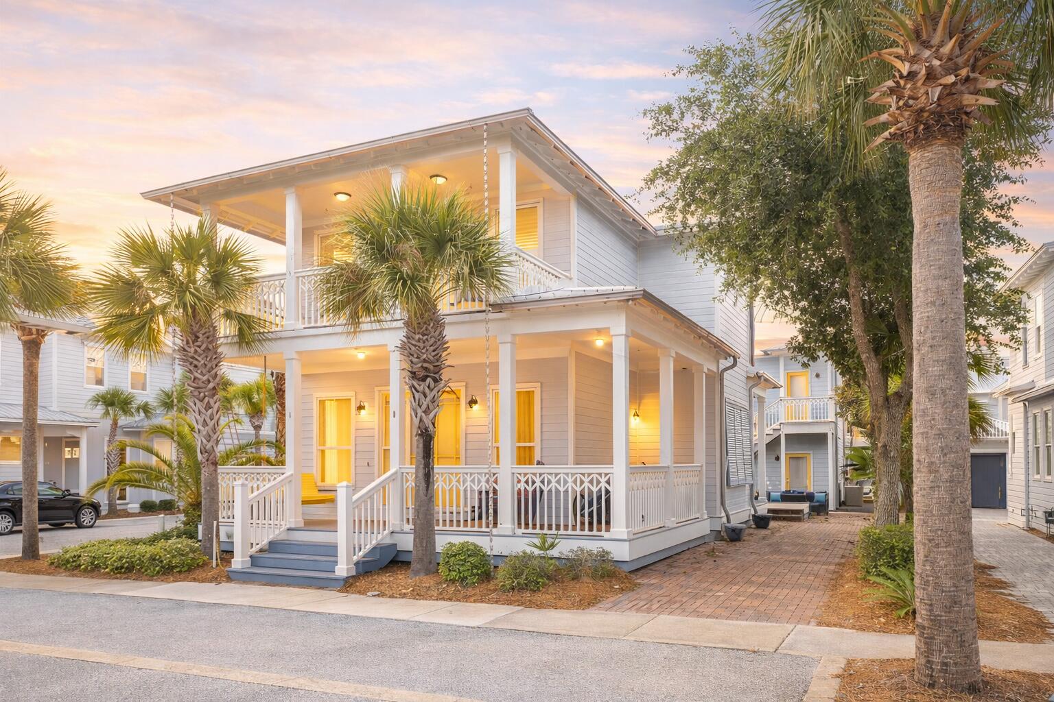 Rare Offering In Seacrest Beach! 9 Blue Crab Loop boasts a two-level carriage house, deep garage and perfect positioning near the resort-pool! This charming home sits on a prime, corner lot with one of the best locations in Seacrest Beach near the resort pool. The carriage house has a top level with a fully-equipped kitchen, living room, bedroom & full bathroom. Additionally, there is a separate studio on the ground level of the carriage. The deep garage runs the full length of the carriage house and you have additional parking in front of the carriage. The property has incredible versatility with its main house, carriage house, and lovely outdoor living areas. The property has been gorgeously updated & designed with coastal furnishings and decor. This luxe 30A getaway presents an excellent floor plan with an expansive first level and spacious bedrooms. With official rental income projections at $153K and cash on cash return projections at over 4% annually, this is the best investment property available currently in Seacrest Beach. Enjoy an elite 30A lifestyle and capture this incredible investment property in Seacrest Beach!