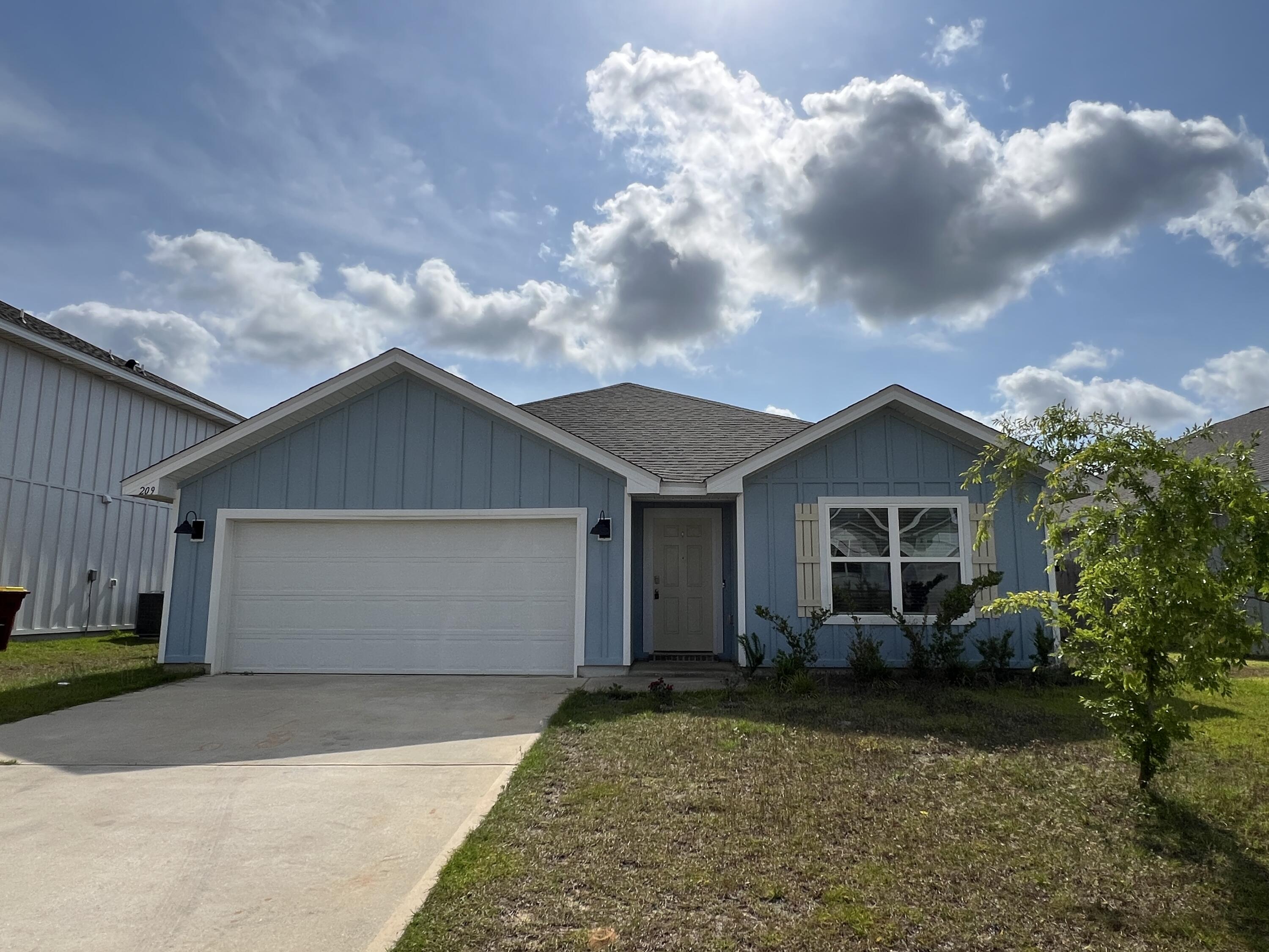 Available Now!!!.....Desirable newer home in Shoal River Landing, a pool community, features this 4/2 with 1830 sqft.  Open concept living areas boast spacious kitchen with island, pantry and plenty of cabinet and counter space.  Large bedrooms with neutral paint throughout.  Walk in closets, nice bathrooms, level lot and more.  Steps to the community pool.  No inside smoking or vaping. Pets will be allowed with a $400 non-refundable pet fee with approval.  Privacy fenced back yard and covered back patio.  2 car garage and easy commute to the bases, beaches and shopping.