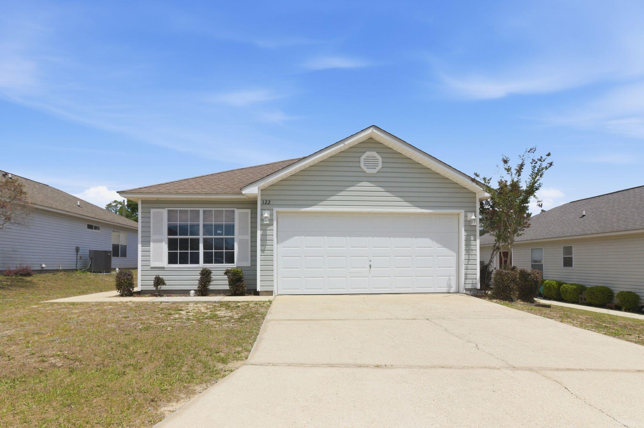 This 3-bedroom, 2-bath home in Crestview, FL features an open floor plan that connects the living and dining areas for easy everyday living. The kitchen includes a pantry for additional storage, and sliding doors lead to a patio ideal for outdoor dining or relaxing. A fenced yard provides a secure outdoor space, and the property is pet friendly. Practical layout and outdoor amenities make this residence a comfortable option in Crestview. Conveniently located and move-in ready, this house is a perfect place to call home. Don't miss your chance to see it! Schedule a showing today. Call 850-729-0399 View rental requirements or apply at www.RentwithBSR.com

No smoking or vaping. A small dog may be allowed with some restrictions and a $400 non-refundable pet fee. FEES: $50 per adult 18+ application fee, Landlord Liability Policy (if proof of Renter's coverage is not provided) $15 mo, Pest Assurance pest control policy $20 mo.
