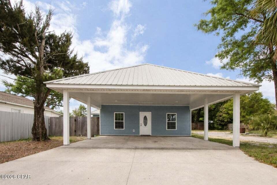 Welcome to 403 N East Avenue in Panama City, Florida--a beautifully built 2022 home offering approximately 3 bedrooms, 2 bathrooms, and over 1,700 square feet of thoughtfully designed living space. From the moment you step inside, you're greeted by warm and stylish bamboo flooring that flows throughout the main living areas, creating a clean, modern feel with a touch of character. The home features a spacious open-concept layout with high ceilings, allowing the living room, dining area, and kitchen to seamlessly connect--perfect for entertaining or everyday living.

The kitchen is equipped with a sleek stainless steel appliance package, including a brand new stainless steel refrigerator installed in 2026, along with a stainless steel stove and dishwasher, offering both style and functionality. The open design keeps the kitchen at the heart of the home, making it easy to stay connected whether you're hosting guests or enjoying a quiet evening in. The primary suite provides a comfortable retreat with ample space and a private bath, while the additional bedrooms offer flexibility for family, guests, or a home office.

Step outside to a welcoming patio space, ideal for relaxing, grilling, or enjoying Florida's year-round outdoor lifestyle. The yard offers manageable space for outdoor enjoyment without the burden of extensive maintenance.

Ideally located just a few miles from downtown Panama City, this home provides convenient access to a variety of local shops, restaurants, coffee spots, and waterfront attractions. It is also approximately 15 miles from the white-sand beaches of Panama City Beach and about 12-15 miles from Tyndall Air Force Base, making it a great option for both lifestyle and commuting convenience. This property offers a perfect blend of modern construction, inviting interior features, and a central location.