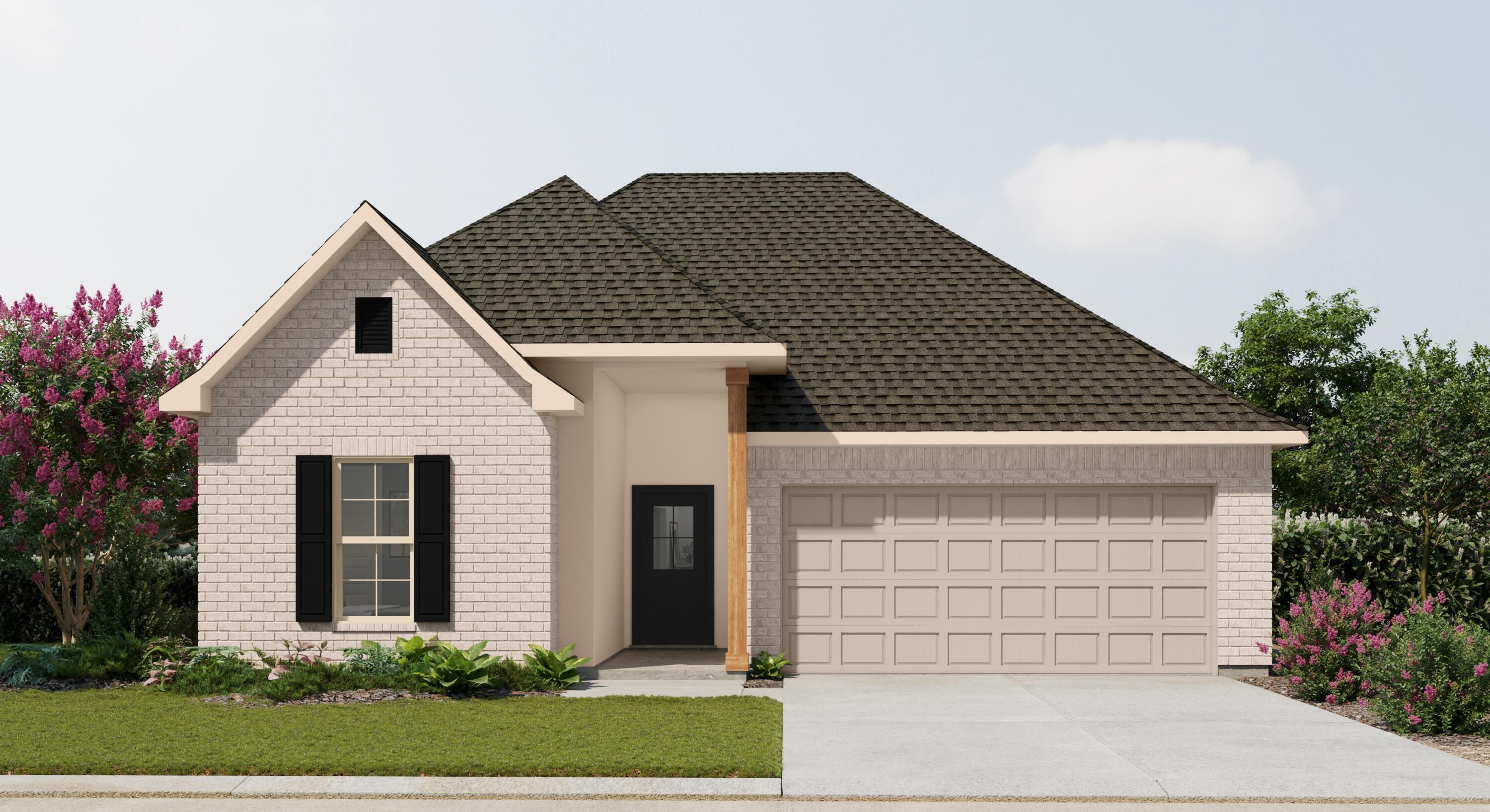Located on a corner lot, the TRILLIUM IV B in The Bluffs at Lafayette community offers a 3BR/2BA, open and split design. Upgrades added (list attached). Special Features: double vanity, garden tub, separate shower, and walk-in closet (opens to laundry) in master bath, kitchen island, walk-in pantry, boot bench in mudroom, covered porches, undermount sinks, LED lighting, crown molding, ceiling fans in living and master, custom framed mirrors in all bathrooms, landscaping, architectural 30-year shingles, flood lights, and more! Energy Efficient Features: tankless gas water heater, gas kitchen appliance package, vinyl low E windows, and more! Energy Star Partner.