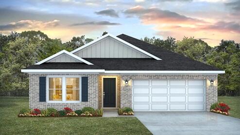 Welcome to the Creekside floorplan, at Ashton Park Phase III, our new home community in Freeport, Florida. Featuring 2,107 square feet, this beautiful single-story home offers 5-bedrooms with 3-bathrooms, a 2-car garage, and a seamless open layout.

When entering the home, you will have easy access from the entry hall to the first two bedrooms and guest bathroom. Continuing through the hallway you will find a large open concept living area. The great room blends seamlessly into the kitchen, dining space, and living room.