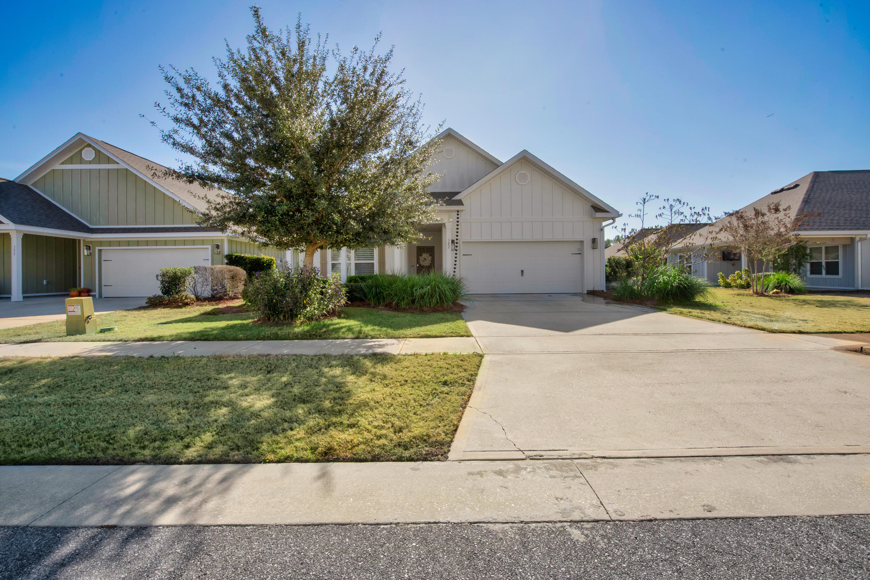 Welcome to this beautifully upgraded 3-bedroom, 2-bath home located in the gated Firefly neighborhood of Hammock Bay. Thoughtfully designed with comfort and style in mind, this home features 9-foot ceilings and wood-look tile flooring throughout, creating a bright and open feel.

The gourmet kitchen shines with stunning quartzite countertops, stainless steel appliances, a walk-in pantry, and a spacious breakfast bar. Additional upgrades include plantation shutters, epoxy-finished garage floors, and a screened-in porch perfect for relaxing or entertaining.

Hammock Bay provides an exceptional lifestyle featuring scenic walking trails, a state of the art fitness center, resort-style pool, dog park, general store, parks, restaurant/bar, and a full calendar of community events.