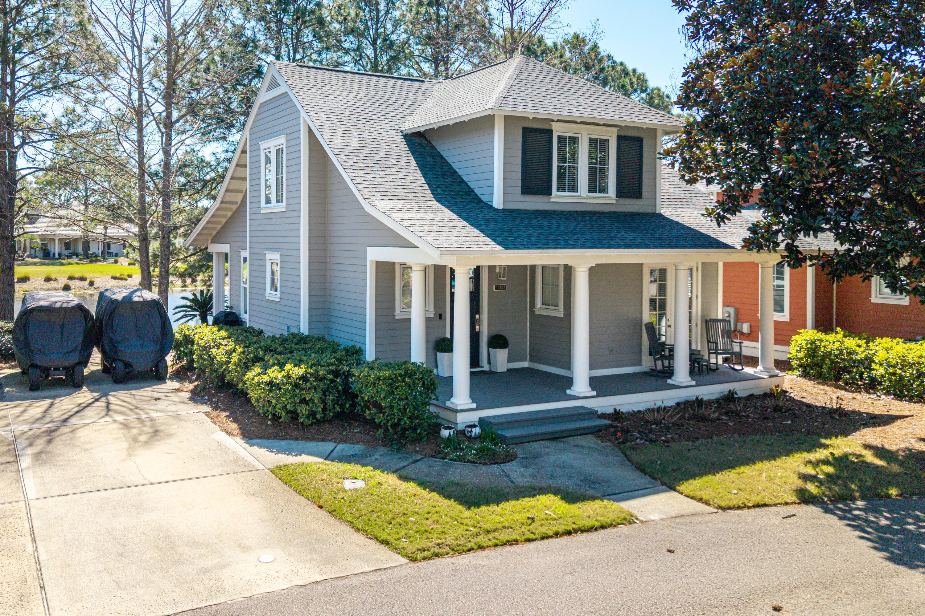 Never rented and impeccably maintained, this beautifully updated home offers 3 full bedrooms, 2 full baths, and 2 half baths, ideally positioned on a cul-de-sac with sweeping vistas of the lake and 18th hole of the Raven Golf Course. Extensively renovated in 2020, the home features a new roof, complete interior and exterior paint, refinished pine floors, new pine stair treads, and new carpet upstairs. The fully remodeled kitchen showcases all-new appliances. Every bathroom has been thoughtfully updated and new light fixtures and ceiling fans were installed throughout. Additional improvements include a spacious outdoor patio addition (2023), a new water heater (2023), refreshed front landscaping (2024), and a freshly painted outdoor porch (2025). Come see this MOVE IN READY residence! Just a few steps away from the front door is the Laurel Grove clubhouse where you will find a heated swimming pool, hot tub, mini-kitchen, outdoor grill area and state of the art exercise room.
Discover the unmatched lifestyle of Sandestin Golf and Beach Resort, a premier 2,400-acre coastal destination stretching from the sugar-white beaches of the Gulf to the serene shores of the bay. With more than seven miles of pristine beachfront and bayfront access, this gated resort blends natural beauty with world-class amenities.

Residents and guests enjoy four championship golf courses, 15 top-tier tennis courts, a 226-slip full-service marina, state-of-the-art fitness facilities, a luxury spa, and exceptional dining experiences curated by renowned chefs. At the heart of the community, The Village of Baytowne Wharf offers a vibrant pedestrian setting filled with boutique shopping, waterfront dining, family-friendly entertainment, and year-round events.

Life inside the gates is effortlessly connected. Miles of scenic pedestrian, biking, and golf cart paths wind through towering live oaks, tranquil lagoons, sparkling fountains, and beautifully maintained fairways--making every amenity accessible by golf cart or bicycle.

This is more than a resort; it's a seamless blend of luxury, recreation, and coastal living at its finest.