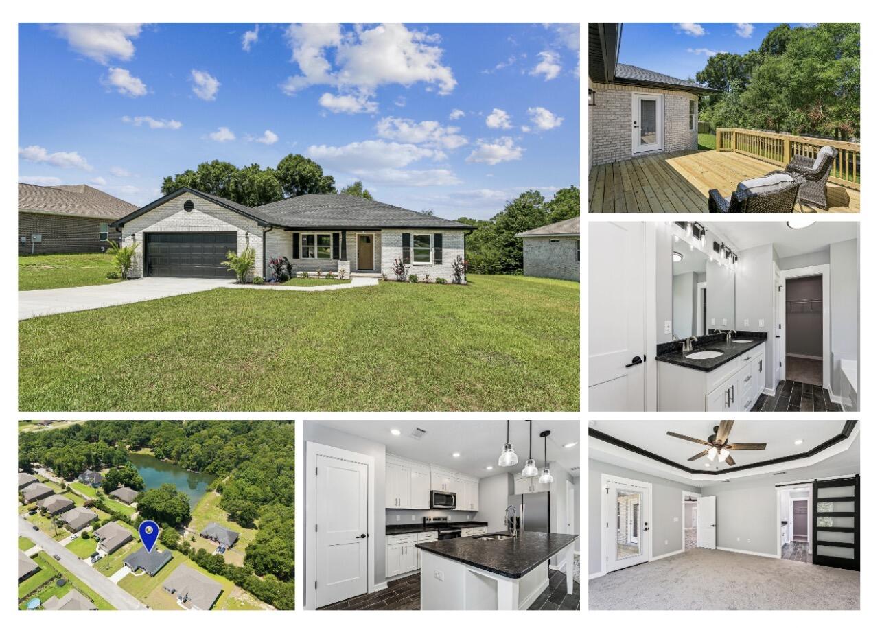 New Construction with a lake view!!  Local builder offering 10K towards buyer's closing costs or rate buydown.  

Located in the desirable Liberty Oaks subdivision, this new construction home has been crafted with impeccable attention to detail.  This 4 bedroom/3 bathroom residence offers an open concept layout designed for seamless indoor-outdoor entertaining.

Step inside and you are immediately greeted by a bright, airy dining room, kitchen and family room.  The kitchen  features leathered granite, white cabinetry, and stainless appliances. Windows bathe the space in natural light.

Retreat to the luxurious primary suite complete with a spa-like en suite bath and a private entry to the large deck. Abundant closet space, tray ceilings and a barn door highlight the builder's attention to detail.

Additional  highlights include energy-efficient systems, spray foam insulation in the attic,  premium flooring, a spacious 2 car garage with epoxy floor, motion sensor lights in the closets and pantry, and the peace of mind that comes with a builder warranty.  Enjoy morning coffee or evening sunsets from your custom outdoor living space.  

Schedule your private tour today to make this lake view dream your reality.