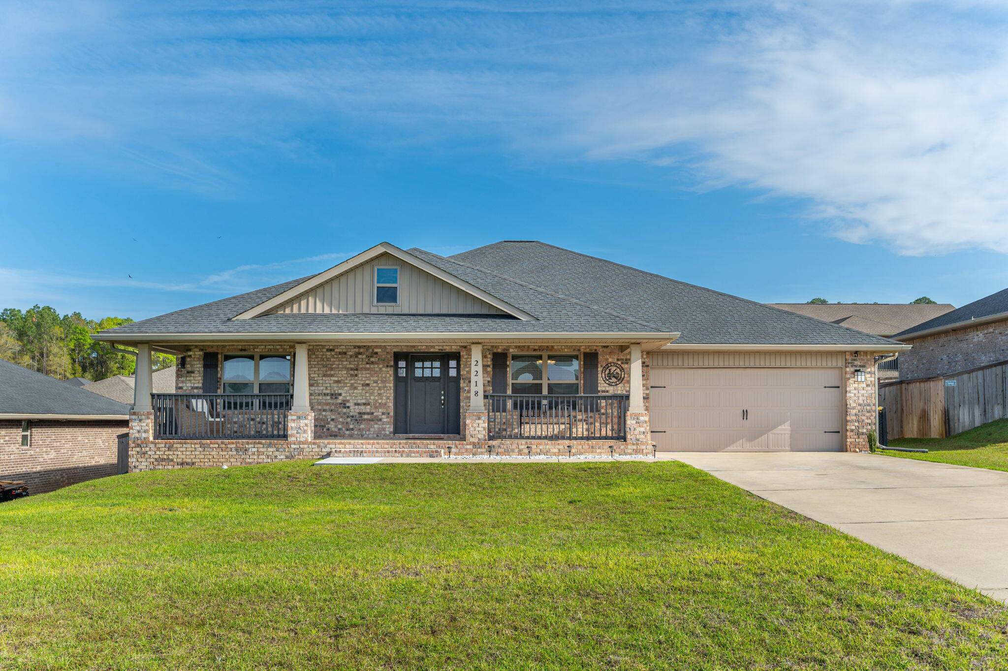ACCEPTED OFFER WITH KICK OUT CLAUSE IN PLACE! Welcome to this  5-bedroom, 3-bath home offering 2718 square feet of comfortable living space. Designed with functionality and style in mind, this home features an inviting open-concept layout perfect for everyday living and entertaining.
The main living areas showcase beautiful Cortec Pro Plus flooring, while the bedrooms offer the comfort of soft carpeting. The spacious kitchen overlooks the living area and features granite countertops, stainless steel appliances, ample cabinetry, and a large breakfast bar, creating the perfect gathering space for family and guests.
The split-bedroom floor plan provides privacy for the primary suite, which includes a large ensuite bath with a separate soaking tub, walk-in shower, and generous space to unwin Bedrooms two and three are connected by a convenient Jack-and-Jill bathroom, making it ideal for family or guests.
Step outside to enjoy the screened-in back porch, a perfect spot for relaxing mornings or peaceful evenings while enjoying the outdoors.