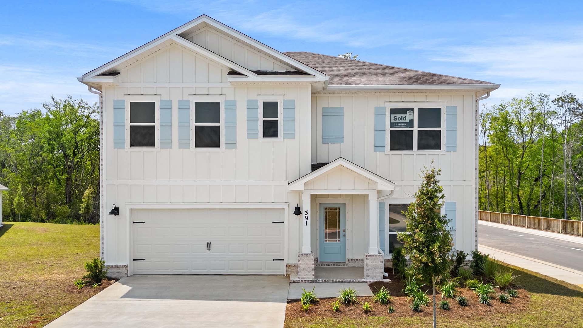 Welcome to 391 Holley Grove Lane in Holley Grove at Peach Creek in Santa Rosa Beach Florida. This home is ready for move in and features five bedrooms and three full bathrooms. As you enter this home, you will find a bright foyer with a study off the entryway and EVP flooring throughout the main level. The foyer leads to a large open concept design living space with kitchen that opens to the living and dining areas. The kitchen serves as the heart of this home and has a center island overlooking the living area. One of the exceptional features of this home is the main level guest bedroom and a full bath as well as an additional living area on the second level. The spacious main level living and dining areas afford plenty of space for family or guests to visit comfortably.
