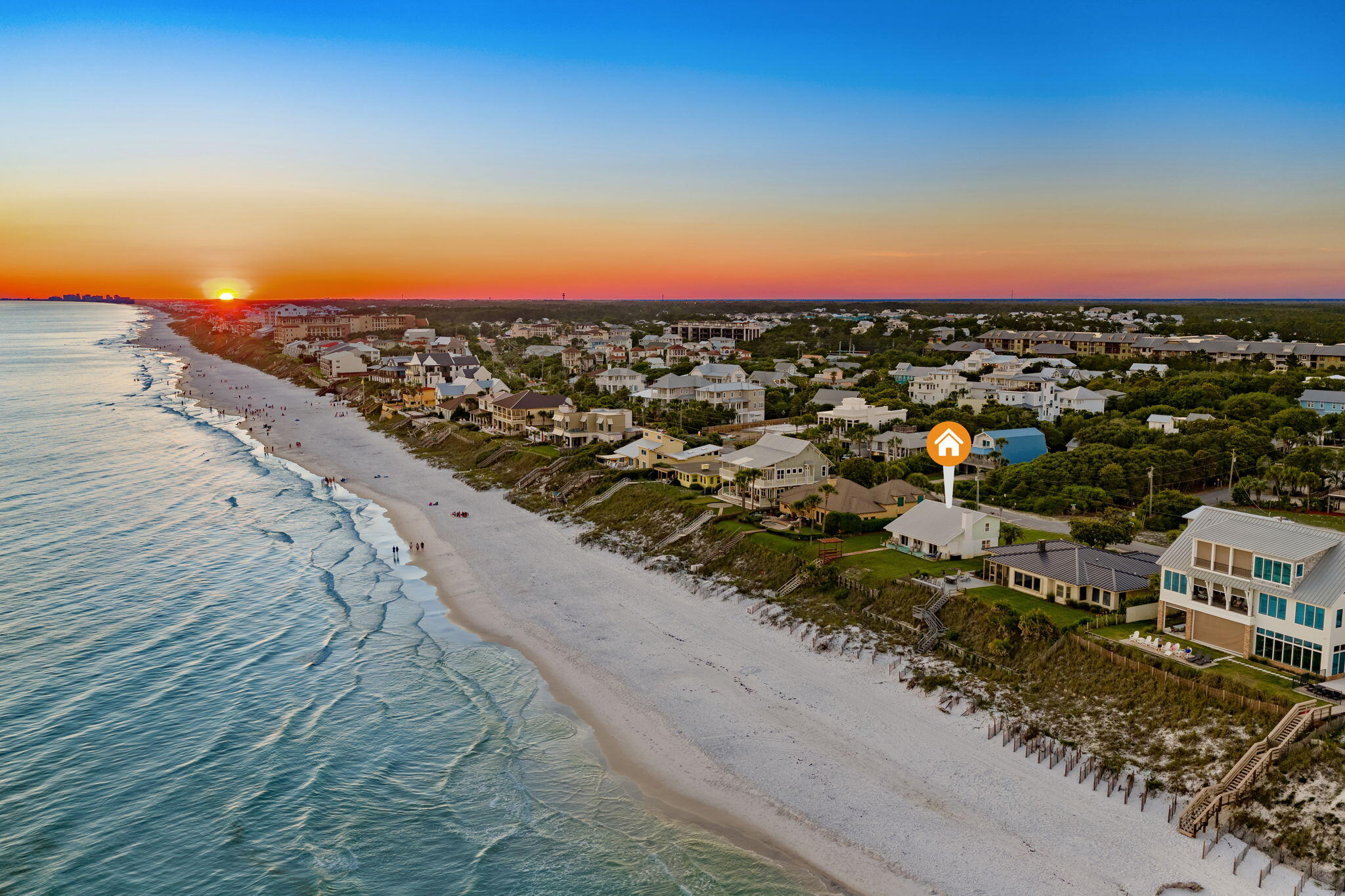 A rare and irreplaceable opportunity in the heart of Blue Mountain Beach, this legacy Gulf-front property has been held by a single family since 1970 and has never before been offered for sale in its 56-year history! With 74.54 ft of direct Gulf frontage, an elevated at 28.5 ft, grandfathered 5 ft side setbacks, and property rights extending to the mean high water line, it represents the kind of coastal asset investors and builders wait years to secure. Short-term rental friendly and uniquely positioned away from public beach access points, the lot offers enhanced privacy and guest appeal while still enjoying convenient access to all that 30A offers. Just down from where Old Blue Mountain Road meets the Gulf and Big Redfish Lake, the property sits near spectacular coastal dune lake outflows and a natural buffer between Grayton Beach and Blue Mountain Beach, helping preserve the serene, low-density character of this shoreline and naturally discouraging overcrowding. Tucked on a quiet, low-traffic street, the property is an ideal foundation for a future luxury residence or high-performing vacation rental. The existing Old Florida cinderblock cottage, with a 2022 roof, offers 4 bedrooms, 2 baths, approx. 1,760 sq ft, with a fireplace, and is largely original-an excellent canvas for redevelopment, a resort-style pool, expanded footprint, and extensive outdoor living, or a reimagining into a new Gulf-front estate that maximizes the lot's width, elevation and investment potential! natural buffer between Grayton Beach and Blue Mountain Beach, helping to preserve the serenity and low-density character of this stretch of shoreline for years to come. Their presence not only protects the pleasantries of ownership but also naturally discourages overcrowding, enhancing the long-term appeal and enjoyment of Gulf-front living in this coveted 30A enclave.

Within walking distance to the lake and abutting Grayton Beach State Park, the homesite benefits from an enviable blend of untouched natural preservation and the laid-back character Blue Mountain Beach is known for. This is truly one of the best lots along the Gulf, and with the continued upward trend of the west end of 30A, it stands out as a compelling investment for both primary ownership and development potential.

Tucked away on a quiet, low-traffic street, the setting combines privacy with prime positioning along one of 30A's most coveted stretches of shoreline--an ideal foundation for a future luxury residence or high-performing short-term rental retreat. The existing Old Florida cinderblock cottage, with a new roof in 2022, offers 4 bedrooms, 2 bathrooms, approximately 1,760 square feet, and a fireplace that is not currently in use. In largely original condition, it provides an excellent canvas for redevelopment--with ample space to introduce a resort-style pool, expand the footprint, and create extensive outdoor living, or to undertake a complete reimagining into a new Gulf-front estate that fully maximizes the lot's width, elevation, and long-term investment potential.

From a development perspective, the attributes are compelling. Grandfathered side setbacks at 5 feet, property rights extending to the mean high water line, and no restrictions on short-term rentals create flexibility for design, bedroom count, and rental configuration in a corridor where true Gulf-front is inherently scarce. Thoughtfully and uniquely positioned away from public beach access points, the lot enjoys enhanced privacy and ease of enjoyment for owners and guests alike, while still offering convenient access to all that Blue Mountain Beach and 30A have to offer. Whether envisioned as a flagship vacation rental, a luxury spec build, or a long-term buy-and-hold play, this parcel checks the boxes for both current income potential and long-range appreciation on 30A.

Opportunities of this caliber--combining 74.54 feet of Gulf frontage, elevation, privacy, flexible use, and generational ownership--are exceedingly rare and may not present themselves again in Blue Mountain Beach. Entirely original and deeply loved, this Gulf-front estate site offers a once-in-a-lifetime chance to secure a blue-chip coastal investment and create a legacy property on 30A.