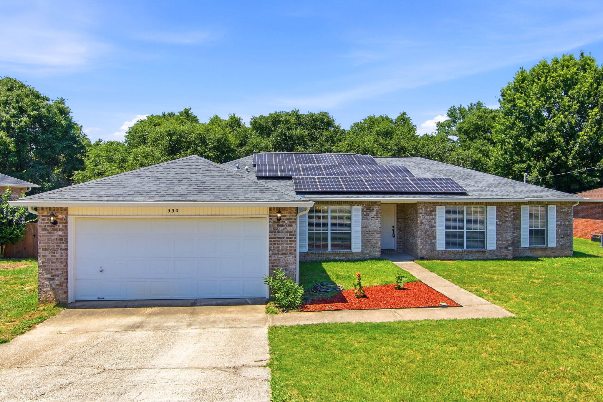 PAID-OFF SOLAR PANELS...NEWER ROOF...STUNNING PRIMARY BATHROOM RENOVATION! 

Why buy a home that needs major updates when this one already has some of the biggest-ticket items taken care of? Enjoy the benefits of a roof replaced in 2020 and fully paid-off solar panels that can help keep energy costs in check for years to come. Step inside and fall in love with the brand-new master bathroom renovation, designed with modern finishes and a fresh, upscale feel that creates the perfect place to unwind after a long day.

The inviting floor plan offers comfortable living spaces for everyday life and entertaining, while the home's thoughtful updates provide both style and peace of mind. Whether you're hosting friends, spending time with family, or simply enjoying a quiet evening at home, this property delivers the perfect balance of comfort, efficiency, and value. Opportunities like this don't come along often--schedule your showing before someone else calls it home!