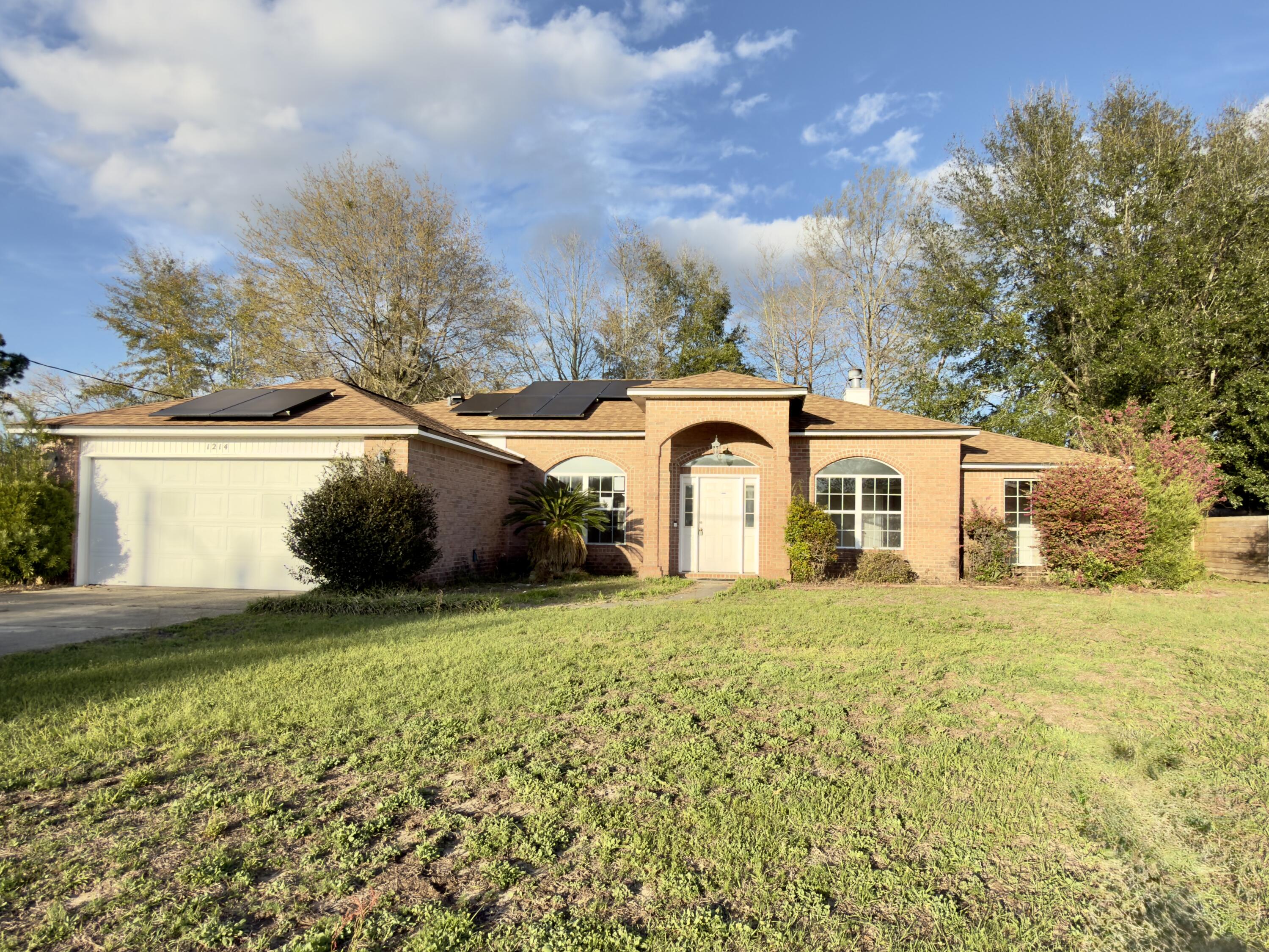 Your next REO opportunity awaits. Nestled in the popular southern neighborhoods of South Crestview, this large home has all brick exterior, 2 car garage and tons of potential. A split bedroom design, this home has 4 bedrooms, 2 baths, a large living room area with engineered hardwood in the living areas and carpet in the bedrooms. A fireplace adds to the allure of this home and with a full dining area, a separate breakfast nook and a huge kitchen, this home can easily fit larger families or the next family get together. This home may qualify for Vendee' seller finance options but may not qualify for all financing types. A definite must see. Call today.