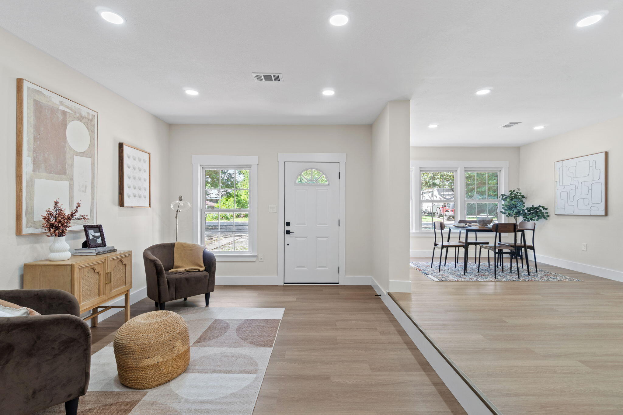 Some homes need a to-do list. This one lets you put yours away.
From the moment you step inside, you're welcomed by an abundance of natural light, a fresh, modern design, and the confidence that comes with a complete renovation. Luxury vinyl plank flooring flows seamlessly throughout the home, while the thoughtfully designed split-bedroom floor plan offers both comfort and functionality.
At the heart of the home, the beautifully updated kitchen is ready for everything from quick weekday breakfasts to weekend gatherings. Quartz countertops, soft-close cabinetry, stainless steel appliances, modern fixtures, and LED recessed lighting come together to create a space that's as stylish as it is practical.
When the day winds down, the primary suite offers a peaceful retreat with a beautifully tiled walk-in shower designed with timeless finishes. Step outside to enjoy the level yard, ready for relaxing, entertaining, gardening, or simply enjoying the Florida sunshine. And with no HOA, you'll have added flexibility to make the space your own.
Beyond the beautiful finishes, this home offers something even more valuable: peace of mind. In 2026, the roof, HVAC system, water heater, and electrical were all updated, allowing you to focus on making memories instead of planning major repairs. LOCATION, LOCATION, LOCATION! That is the finishing touch. Situated just minutes from downtown Fort Walton Beach, approximately 15 minutes from Hurlburt Field and Destin-Fort Walton Beach Airport, and less than half a mile from Ferry Park Sports Complex and Uptown Station, you'll enjoy convenient access to shopping, dining, recreation, and everyday essentials.
This isn't just a renovation, it's a fresh start in a home where the hard work has already been done. All that's left is to open the front door and begin your next chapter.