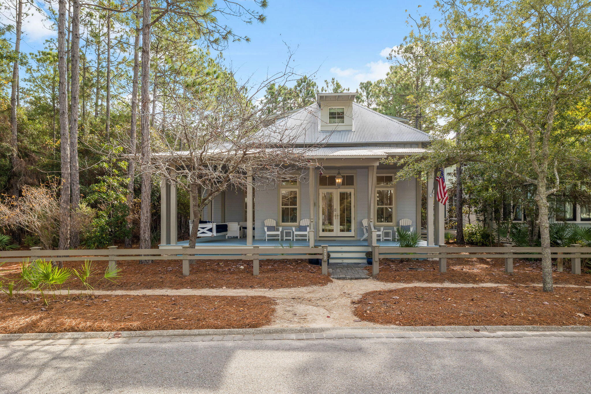 Beautifully maintained 4-bedroom, 4.5-bath home on an oversized lot in WaterColor's sought-after Forest District, nestled beside a serene nature preserve. Relax on the charming front porch, entertain with ease in the open-concept living space, or unwind on the spacious screened back porch surrounded by towering pines.
Thoughtfully designed with two main-level bedrooms, a cozy reading nook, an upstairs loft, and two additional en-suite bedrooms. This home is fully furnished and turnkey, offering immediate access to all the best of WaterColor—including 9 community pools and a private beach club.
The oversized lot also offers ample space to add a garage with a carriage house and private pool, providing even more flexibility and long-term value in this premier location.