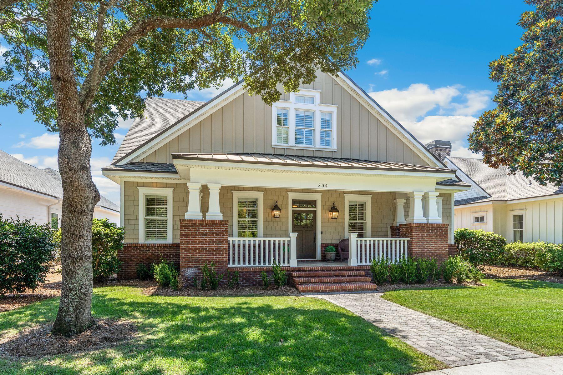 Nestled within the prestigious gated community of Kelly Plantation, this charming 4 bedroom, 3.5 bath residence with a dedicated office offers an exceptional blend of timeless architecture, refined finishes, and an unmatched lifestyle. Ideally positioned in the coveted Plantation Place neighborhood, the home is just steps from the community pool, tennis courts, fitness center, playground, golf clubhouse, and Owner's Club. Built by respected local builder Randy Wise, this thoughtfully maintained home features a new roof installed in 2024, two new HVAC systems replaced in December 2025, and a water heater that is approximately four years old, providing added peace of mind for years to come. The property is also located in Flood Zone X, where flood insurance is typically not required by lenders. Designed with both comfort and entertaining in mind, the thoughtfully designed floor plan showcases maple engineered hardwood flooring, extensive crown molding, custom millwork, granite countertops, quality cabinetry, recessed lighting, and surround sound. welcoming front porch sets the tone for the warm and inviting interiors beyond. The spacious formal dining room is complemented by a beautifully appointed butler's pantry, while the kitchen serves as the heart of the home, featuring premium stainless-steel appliances, abundant cabinetry, granite countertops, a walk-in pantry, and a casual dining area that flows seamlessly into the living spaces. Just beyond, a dedicated office with custom built-ins creates the perfect work-from-home setting.
The main-level primary suite offers a private sanctuary complete with dual walk-in closets and a spa-inspired bath featuring dual vanities, a soaking tub, separate shower, and private water closet. Upstairs, additional guest bedrooms and flexible living spaces provide ample room for family and visitors. One of the home's most captivating features is the expansive screened porch overlooking a beautifully landscaped brick-paver courtyard with a charming fountain, creating a peaceful outdoor living space ideal for morning coffee, evening gatherings, or quiet relaxation. Residents of Kelly Plantation enjoy one of Destin's most sought-after lifestyles, with championship golf, tennis and pickleball courts, a community pool, fitness center, walking trails, parks, playgrounds, and beautifully maintained grounds, all nestled along the shores of Choctawhatchee Bay and just minutes from world-class beaches, dining, shopping, and entertainment. Offering a rare combination of luxury, convenience, recent capital improvements, and resort-style amenities, this exceptional residence presents an outstanding opportunity to experience the very best of Kelly Plantation living.