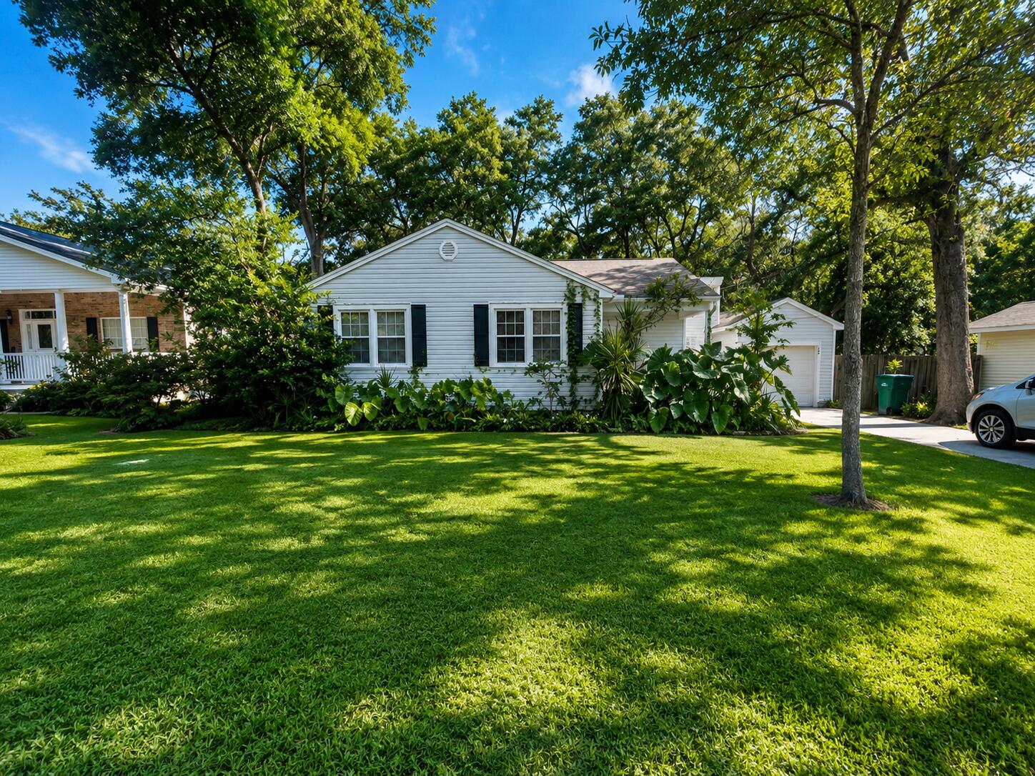 Charming, inviting home offers warmth, character, and an unbeatable location just minutes from the West Gate of Eglin AFB, shopping, dining, and local schools. Nestled on a spacious lot with mature shade trees and lush landscaping, this property combines timeless charm with everyday comfort.

Inside, you'll find real hardwood floors that add warmth and elegance. The spacious living and dining areas create a welcoming atmosphere perfect for relaxing or entertaining. The cheerful, eat-in kitchen features abundant cabinet and counter space, a center island, and a functional layout ideal for cooking and gathering. The home offers a comfortable primary suite complete with its own private bath and walk-in closet, while two additional bedrooms and a second full bath provide plenty of space for family, guests, or even a home office setup. The home also includes the convenience of an inside laundry area. 

Step outside to enjoy the covered front porch or unwind on the back porch overlooking the huge privacy-fenced backyard -- perfect for outdoor entertaining or simply enjoying the peaceful surroundings.

Additional features include a one-car garage and a long circular driveway with ample parking space. This charming home offers comfort, space, and convenience all in one fantastic location.

Pets may be considered on a case-by-case basis with prior owner approval and a non-refundable pet fee. This is a non-smoking property, and vaping is also prohibited,   ensuring a clean and comfortable living environment for all residents.