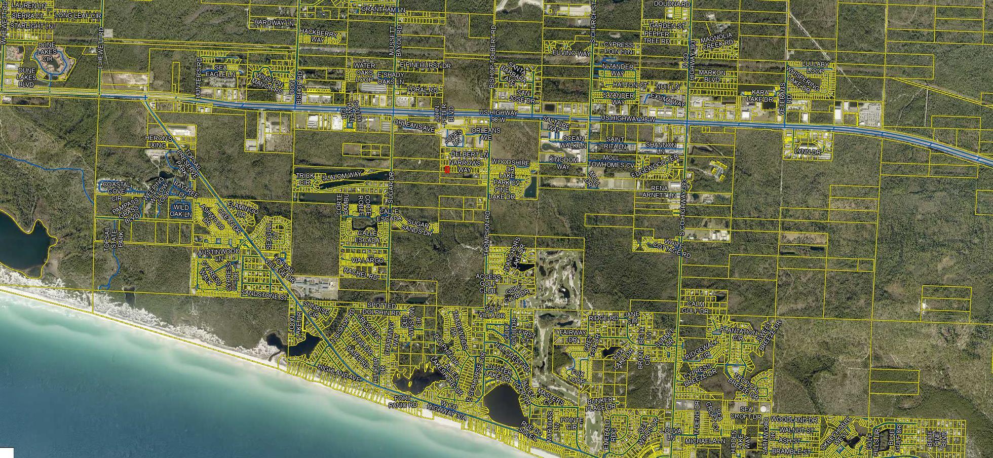 COM NW/COR LOT 5 SEC 33-2S-20W SANTA ROSA PLANTATION,E 1050 FT FOR POB,S 150 FT,E 50 FT,N 150 FT,W - Land