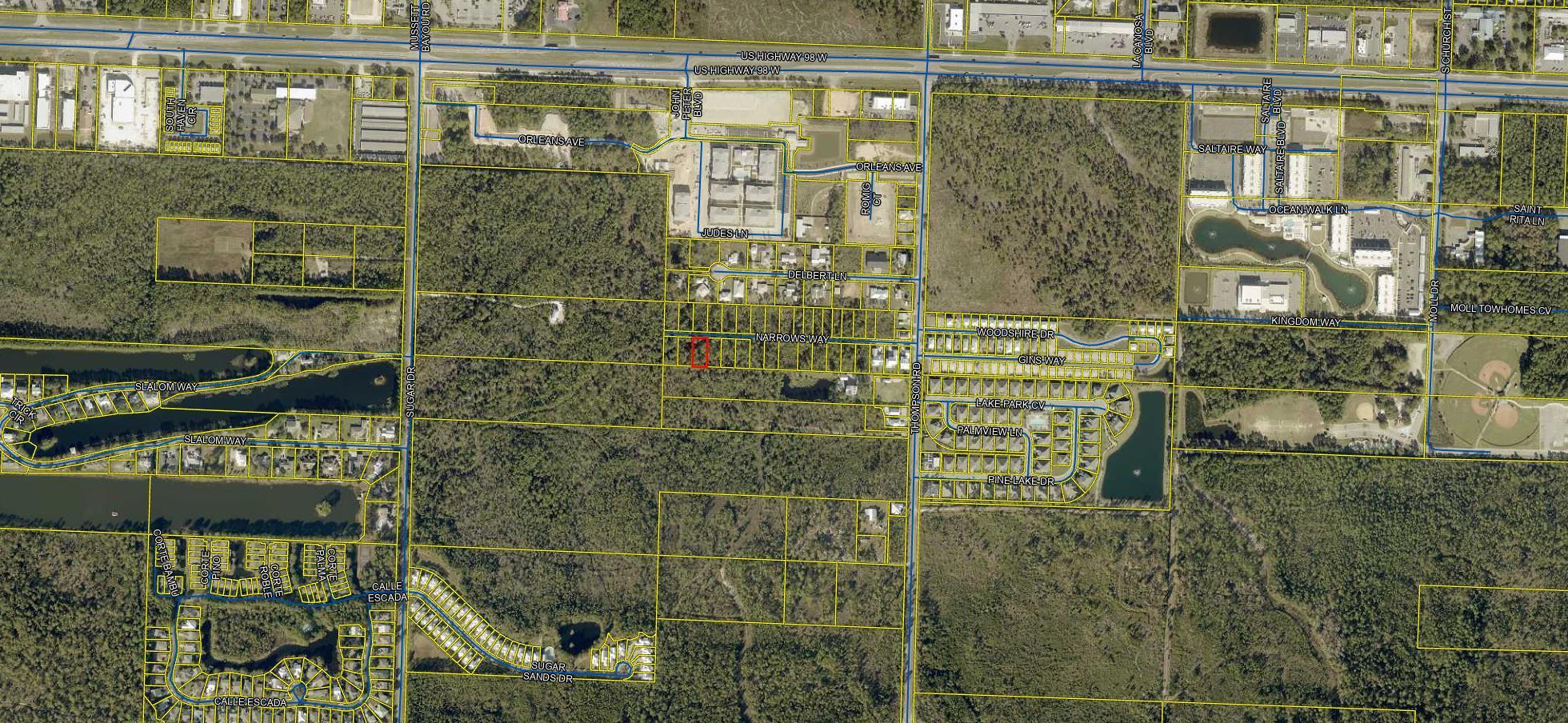 COM NW/COR LOT 5 SEC 33-2S-20W SANTA ROSA PLANTATION,E 1050 FT FOR POB,S 150 FT,E 50 FT,N 150 FT,W - Land