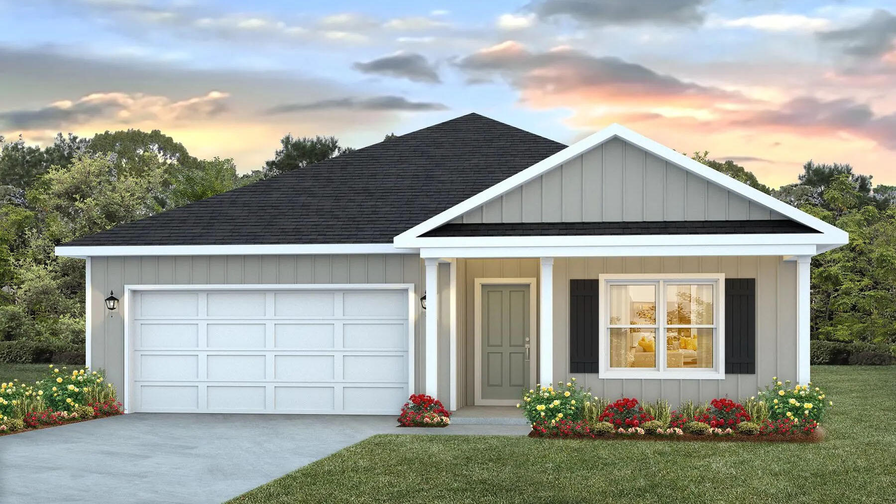 Welcome to the Beau Plan, at Oxford Place, our new home community in Crestview, FL. Around 1,800 square feet, this beautiful single- story home offers 4-bedrooms with 2-bathrooms, a 2-car garage, and a seamless open layout. The kitchen includes quartz countertops, stainless steel appliances, stylish shaker cabinetry, and center island. With natural light and nearby covered patio access, the living and dining area are open concept to complete this relaxing atmosphere. This home is built with our Smart Home technology package, designed to bring the ease and convenience of life right to your fingertips. Call to schedule your tour of the beautiful Beau plan at Oxford Place in Crestview today! ALL LISTING pictures, colors, features, and size may vary. Square footages are approximate.
