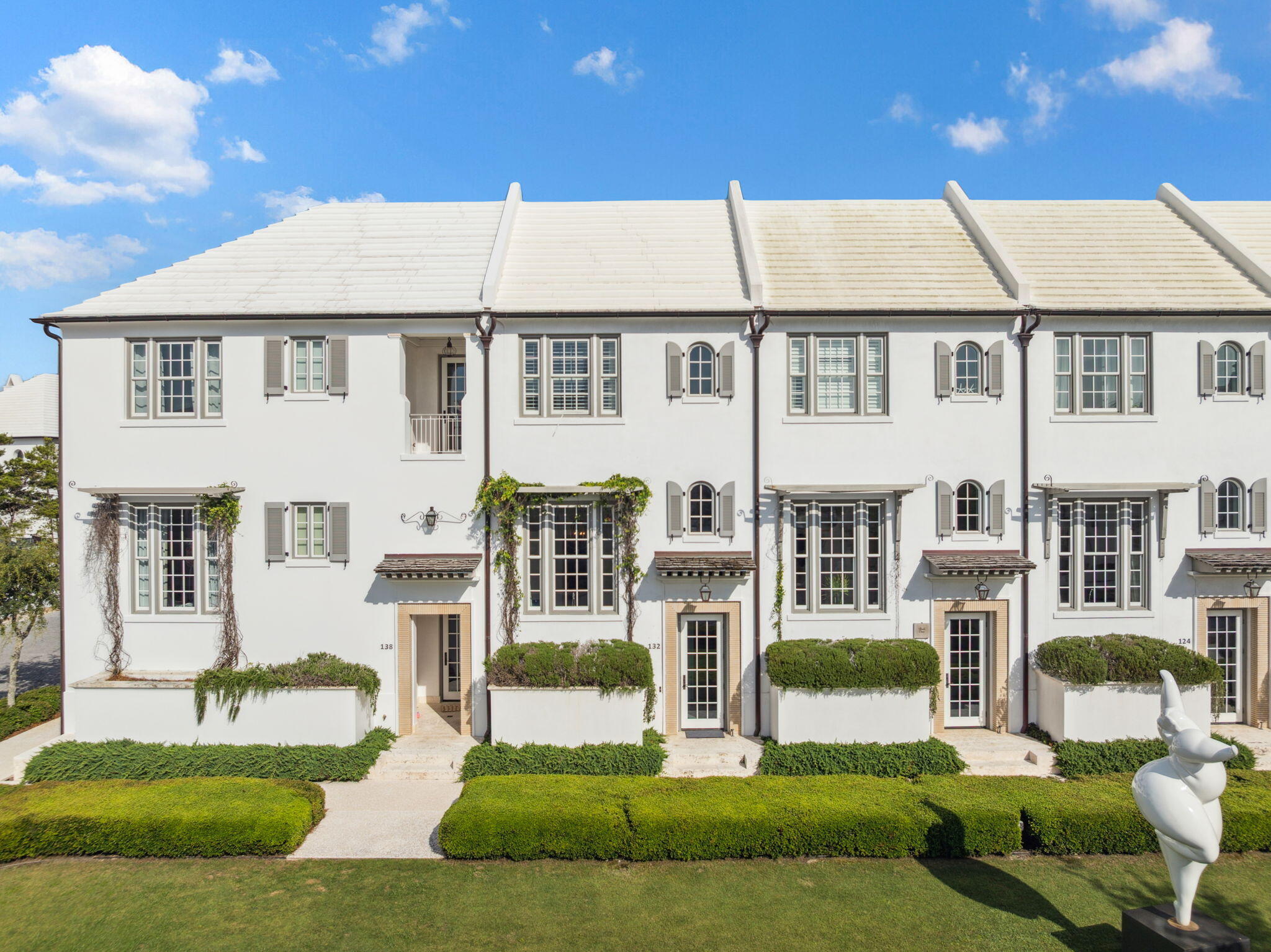 Fully furnished and nestled in the heart of Alys Beach, this exquisite home epitomizes the pinnacle of luxurious coastal living conveniently positioned to Caliza and the ALYS town center. Designed by the acclaimed Khoury-Vogt Architecture team.  The beautifully appointed interiors, of this residence offer refined elegance and unparalleled sophistication, all just steps from the sparkling Caliza Pool. Every corner of this home showcases impeccable architectural details and high-end finishes, creating a space that is both inviting and visually striking. The expansive great room is a true showpiece, featuring soaring 16-foot ceilings, and oversized French doors that seamlessly open to a private courtyard, dipping pool, and a charming guest suite above the garage. Residents of Alys Beach have access to the ALYS Beach Owner's Only Beach Club, Zuma Health and Wellness Center, Caliza Pool and Restaurant, Tennis/ Pickle Ball Courts, as well as the new Silva Pool Amenity, Nature Trail, Children's Park and numerous green spaces.