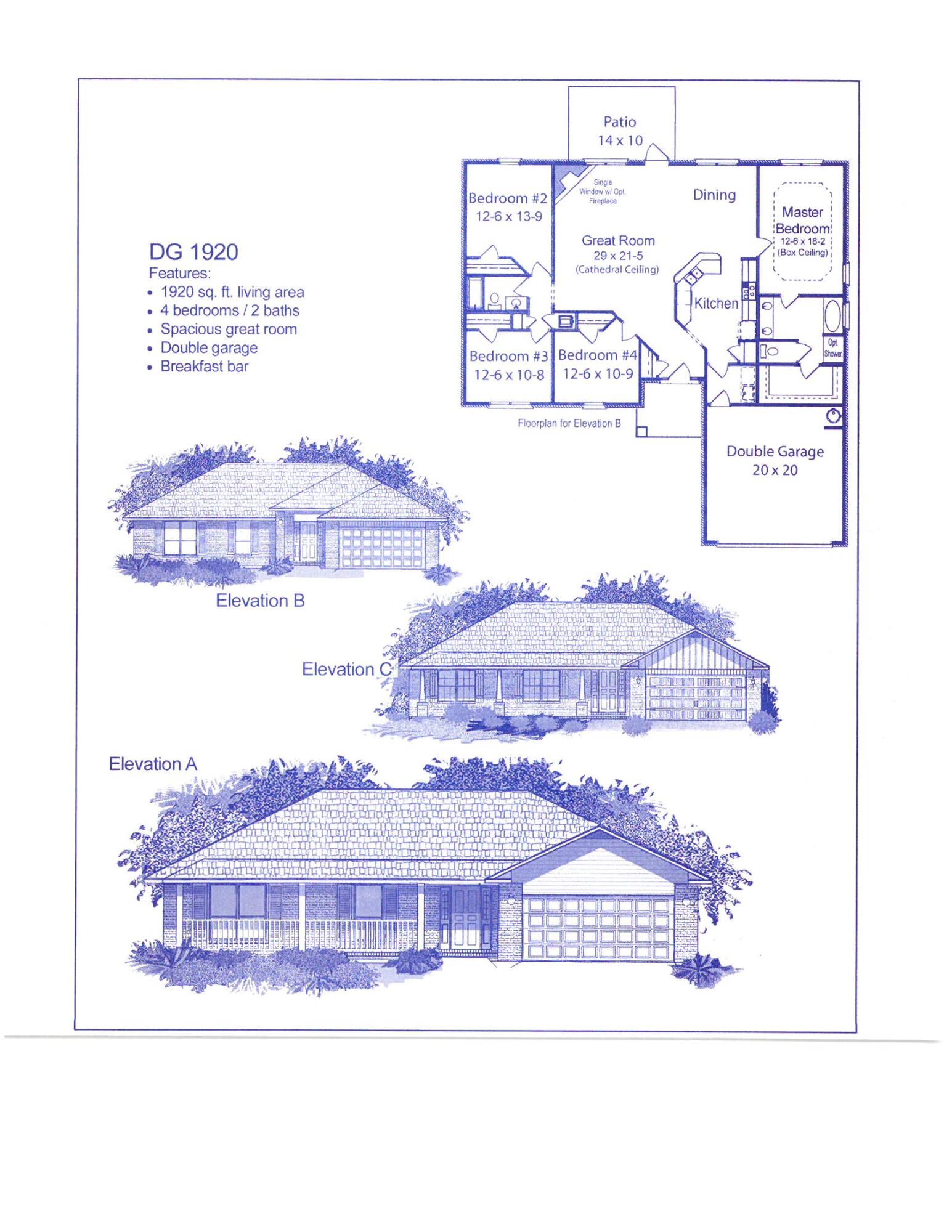 Welcome to HIDDEN PINES by Adams Homes. Located just 30 minutes to Navarre Beach, with close proximity to schools, shopping and much more. This home is 3-sided brick with Hardi design front, 2 car automatic garage, sprinklers with timer, and a sodded yard with a landscaping package. Some upgrades that are included in this home are granite/quartz in the kitchen and bathrooms, Puretec LVP flooring everywhere with carpet only in bedrooms, garden tub and separate tiled  shower in the master ensuite.