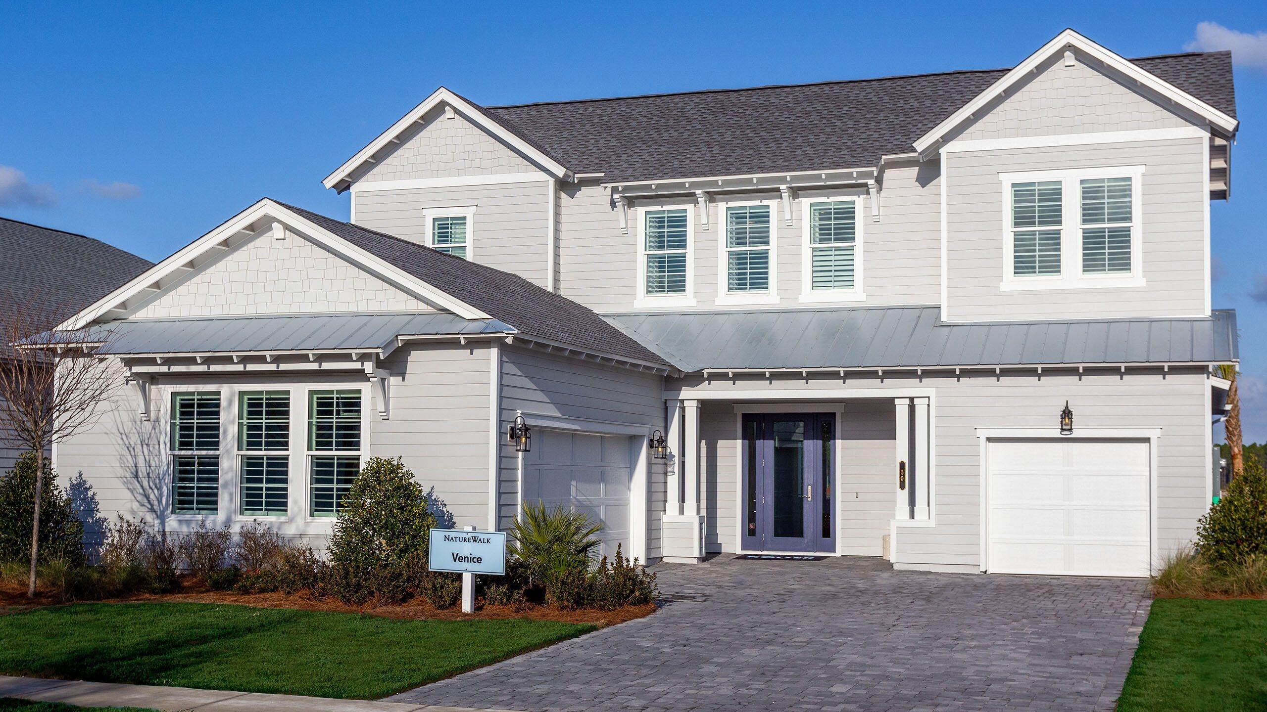 The Venice at NatureWalk is one of our largest and most popular floorplans, offering remarkable flexibility and personalized design. Located within the only gated community in Watersound Origins, this to-be-built opportunity features only five buildable Lake Collection homesites remaining. The Venice offers ranging from an included three-bedroom plan with a den all the way up to seven bedrooms and up to 4,000 square feet of living space. Dramatic, soaring ceilings in the main living area create a light-filled, open feel, while thoughtful options such as a dedicated dog wash station add everyday convenience. Designed for both entertaining and comfortable living. Venice delivers space, style, and customization in a truly special setting. PRICES SUBJECT TO CHANGE. Actual home may differ.