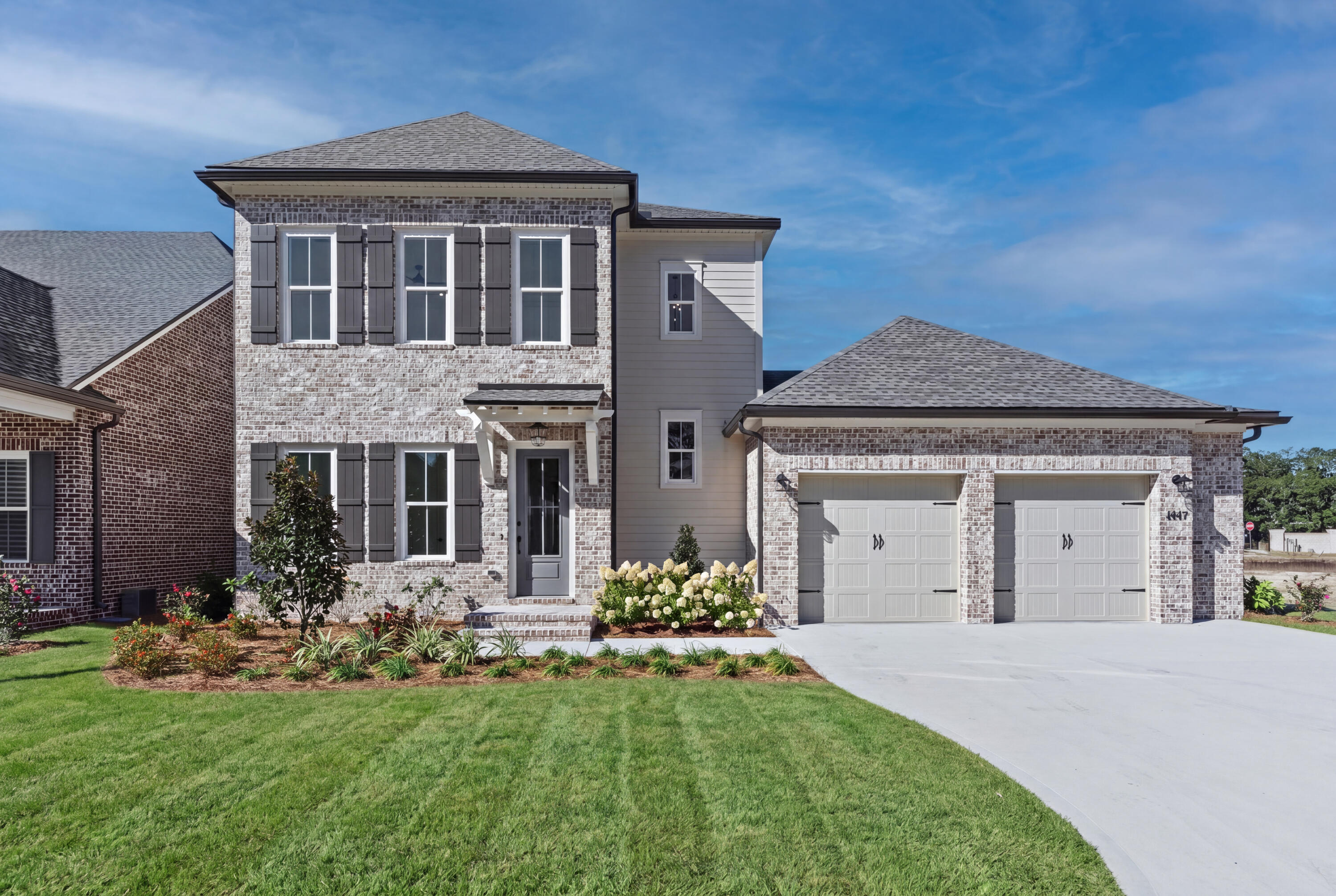 Beautiful new Stella Plan in Addie's Place at Bluewater Bay. This 2-story brick home offers 4BR/3.5BA, a study, and 2,806 sq. ft of well-designed living. The first floor features an open kitchen, dining, and living area plus a private owner's suite with a spacious bath and walk-in closet. Upstairs includes 3 bedrooms and 2 full baths. Enjoy a covered rear porch, 2-car garage, and fenced yard with room for a pool.  Prime location near schools, parks, and the Emerald Coast.