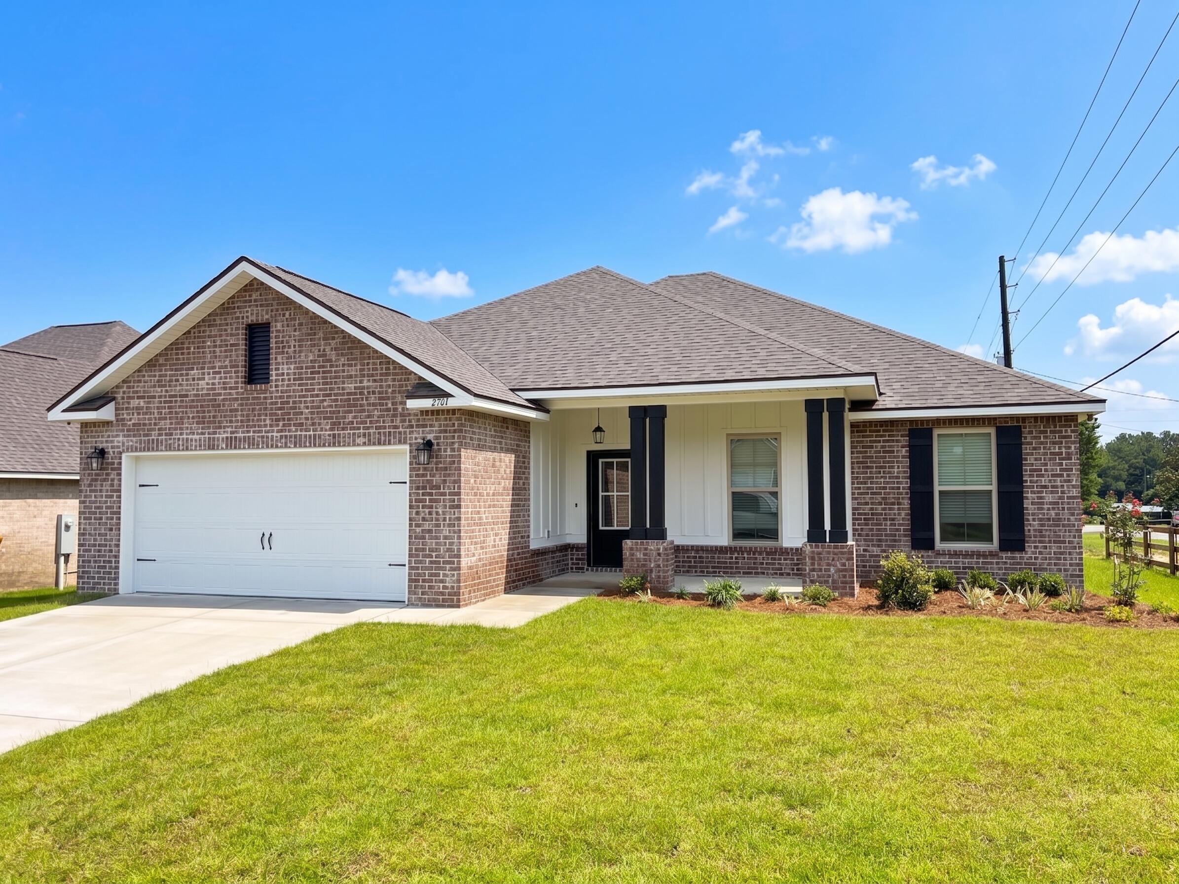 Awesome builder rate plus FREE refrigerator! Restrictions apply. 

The RODESSA IV G in Young Oaks community offers a 4BR/2BA, open design. Upgrades added (list attached).
Features: double vanity, garden tub, separate shower, and walk-in closet in master bath, double vanity in 2nd bath, walk-in closet in beds 2 and 3, kitchen island, walk-in pantry, covered porches, undermount sinks, LED lighting, crown molding, ceiling fans in living and master, custom framed mirrors in all baths, landscaping, architectural 30-year shingles, flood lights, and more!
Energy Efficient Features: water heater, electric kitchen appliance package, vinyl low E MI windows, and more! Energy Star Partner.