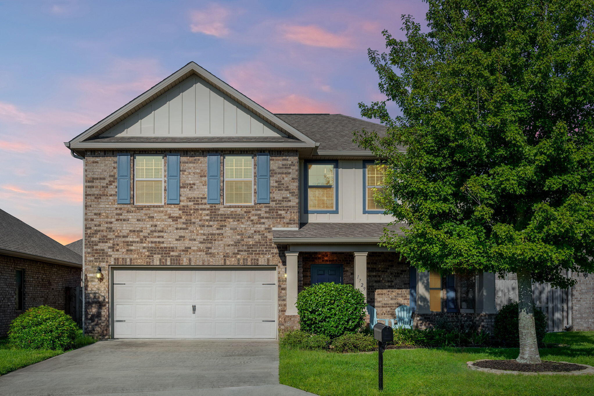 Kick out clause applies; Immaculate, well maintained stunning 5-Bedroom, 2.5 Bath Home with Luxurious Features! Come home to this gorgeous 2-story home, boasting large spacious bedrooms and updated 2.5 baths. The lower level features elegant 18'' tile flooring throughout and a convenient half bath near the entryway. The neutral color palette provides a perfect backdrop for your personal touch. The kitchen is a chef's dream with granite countertops, stainless steel appliances, a coffee bar area, a large island with a sink, and beautiful cavalier espresso cabinets. The expansive pantry and breakfast bar offer ample space for storage and casual dining. Additional storage is available in the laundry room, complete with extra closet space with shelves. The master suite, located on located on the lower level, includes a  luxurious master bath with a tiled shower extending from ceiling to floor, a garden tub, and high-level double vanities. French doors look, leads to the outside patio, creating an inviting space for outdoor entertainment and relaxation with a fenced backyard. Upstairs, you'll find a large additional living/den area, perfect for a game room or secondary family space. Could be dedicated office and guest space! Two beautiful Archways lead to four Additional bedrooms, each equipped with walk-in closets and AC vents for added comfort. The upstairs full bath features double vanities for convenience, granite high level countertops, and tub/shower combination; This home also includes practical features such as gutters and more. Don't miss out on the opportunity to make this beautiful house your new home! Call for your private showing today!